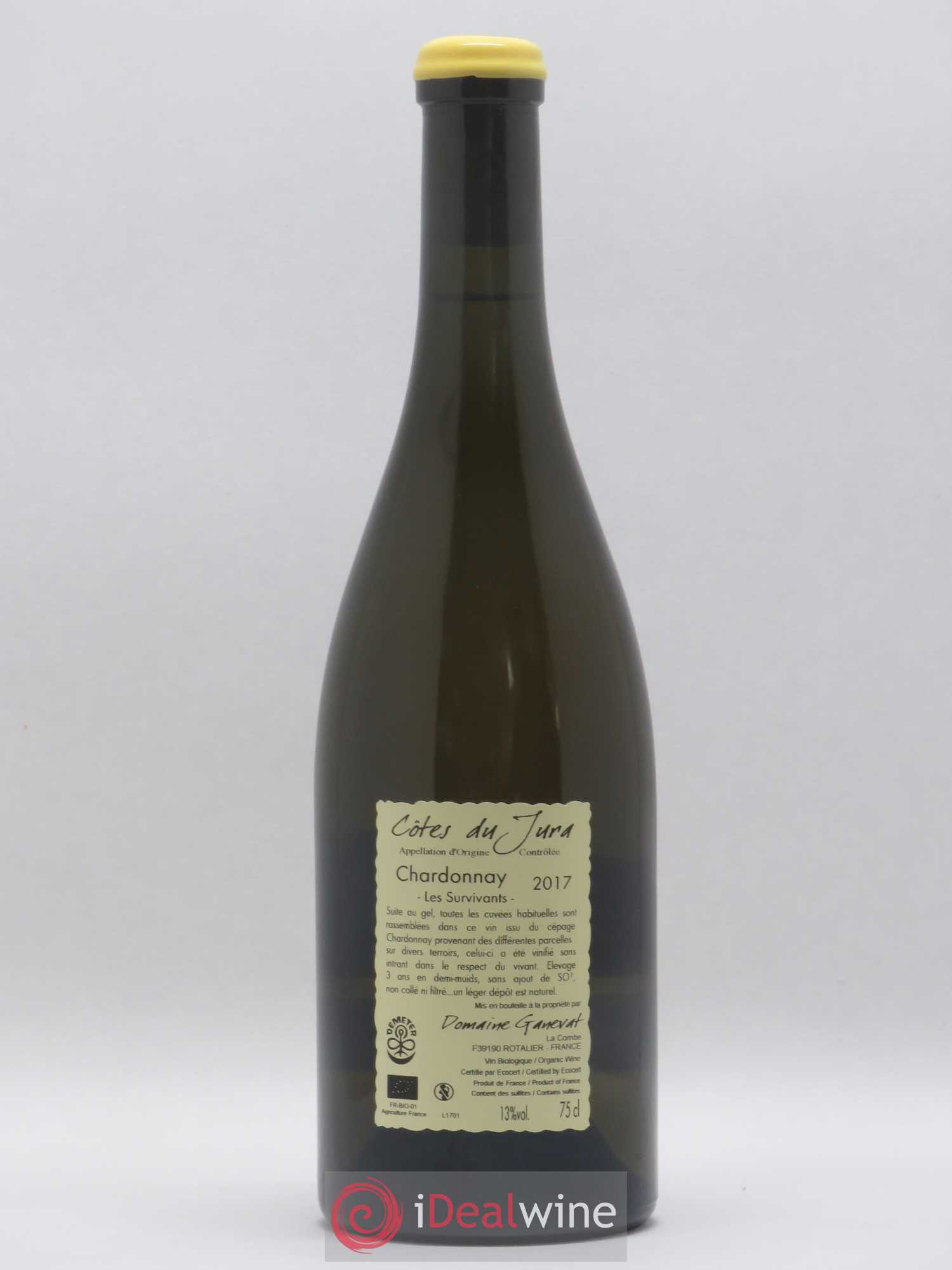 Côtes du Jura Les Survivants Jean-François Ganevat (Domaine) 2017 - Lot de 1 bouteille - 1