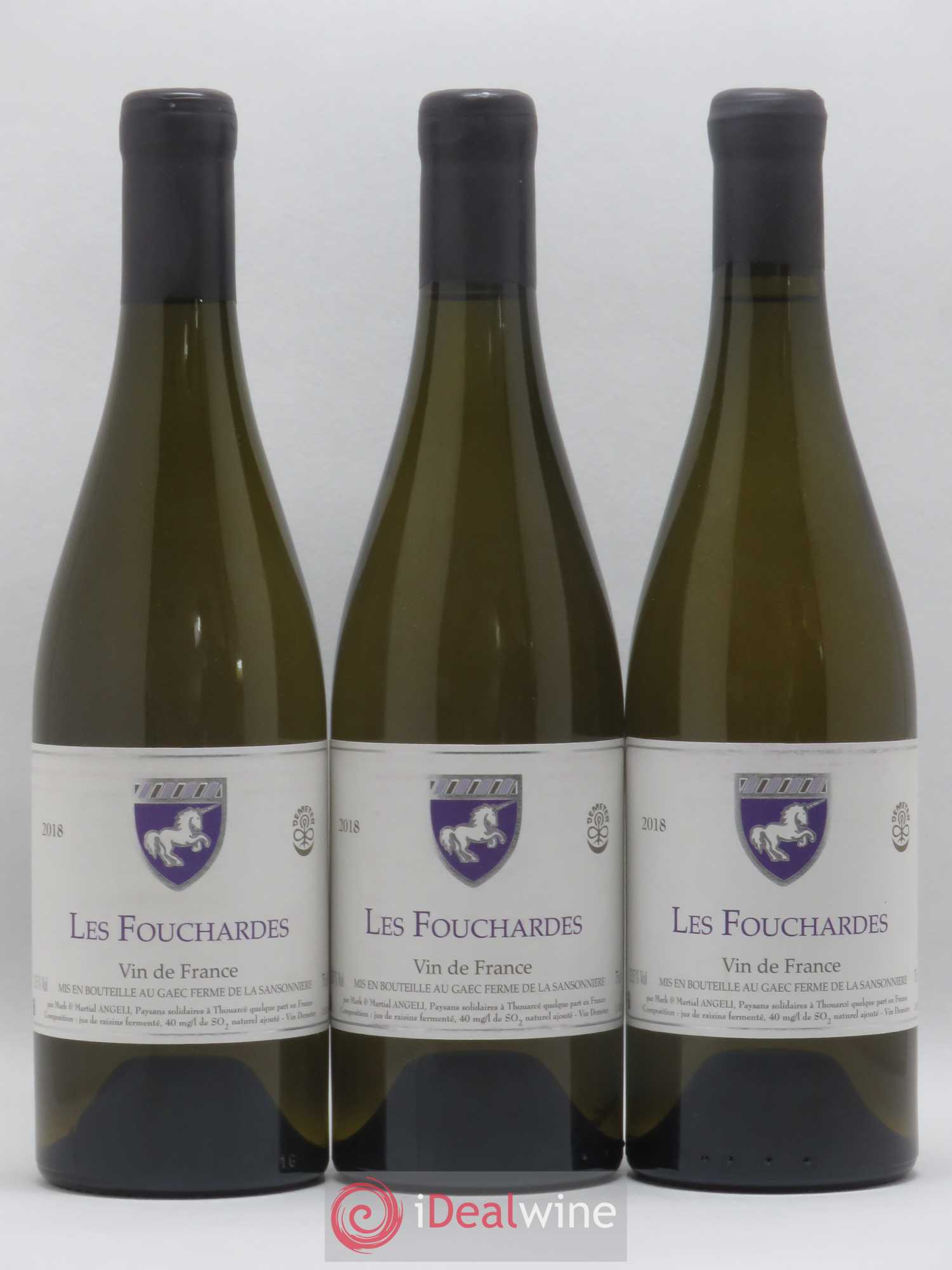 Vin de France Les Fouchardes Mark Angeli (Domaine) - Ferme de la Sansonnière 2018 - Lot de 3 bouteilles - 0