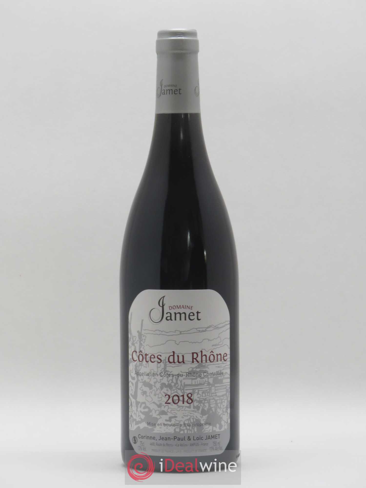 Côtes-du-Rhône Jamet (Domaine) 2018 - Lot de 1 bouteille - 0