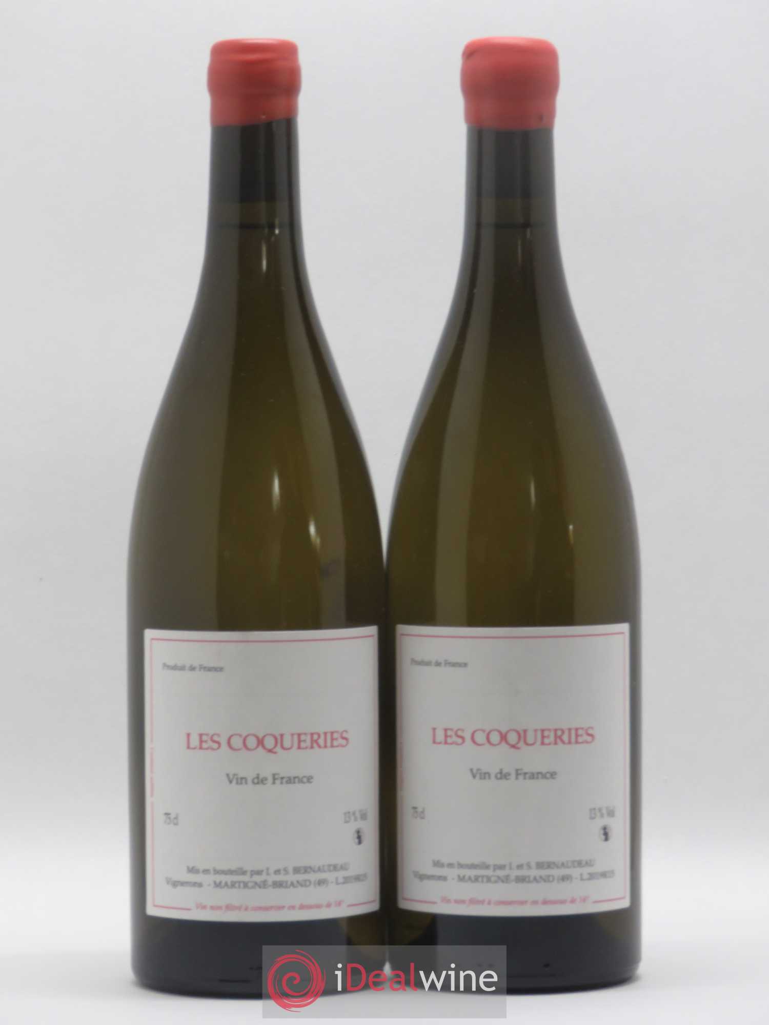Vin de France Les Coqueries Stéphane Bernaudeau (Domaine) 2019 - Lot de 2 bouteilles - 0