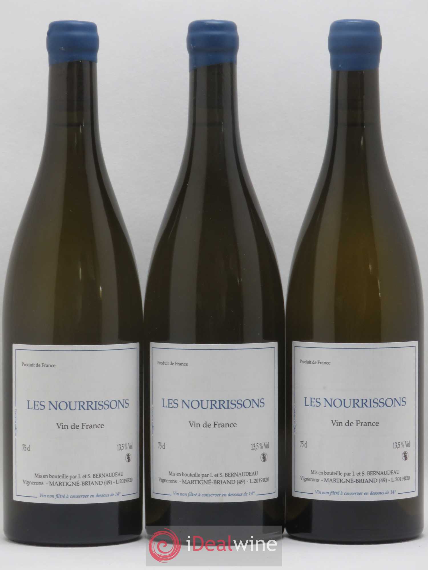 Vin de France Les Nourrissons Stéphane Bernaudeau 2019 - Lot de 3 bouteilles - 0
