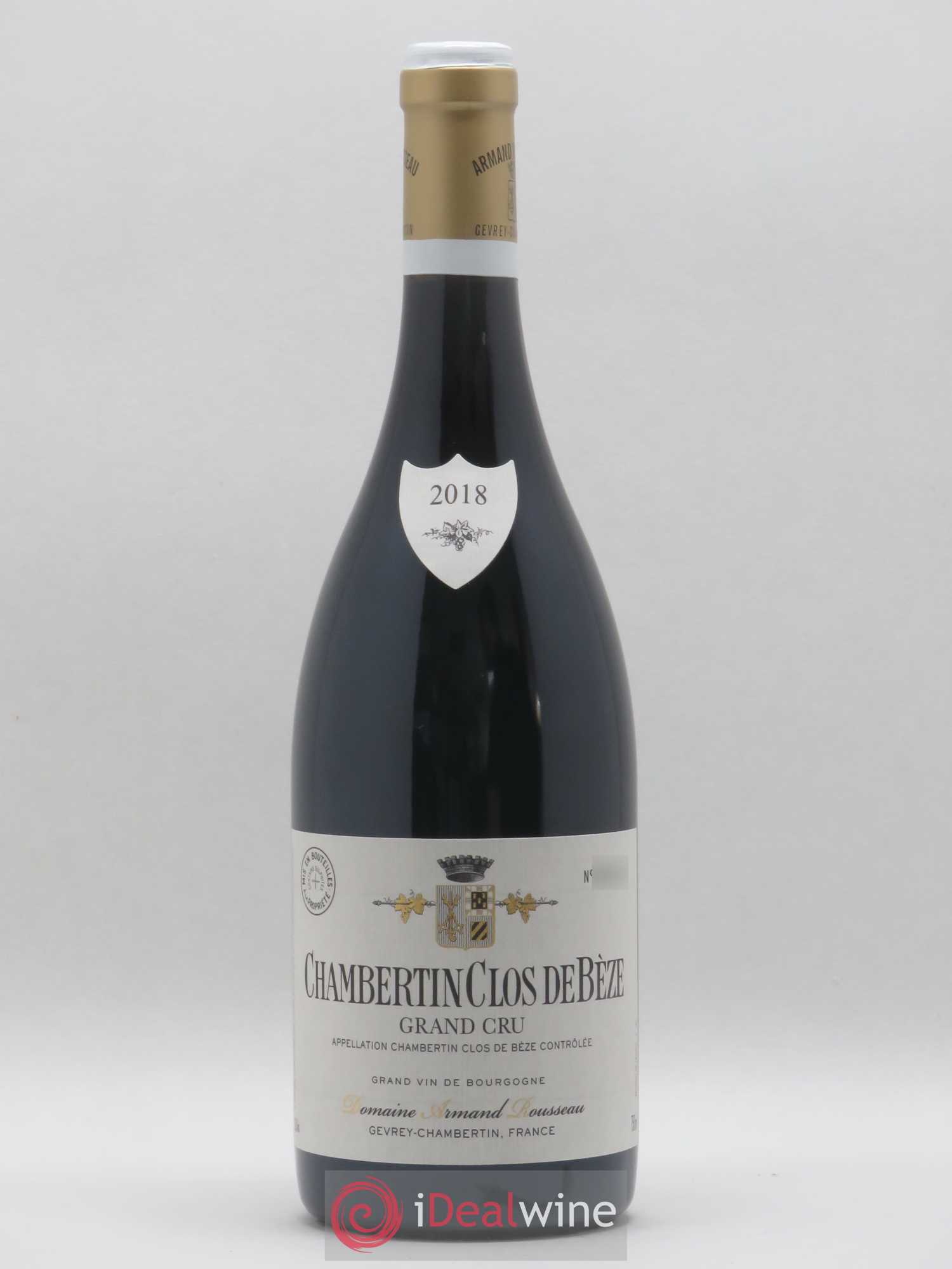 Chambertin Clos de Bèze Grand Cru Armand Rousseau (Domaine) 2018 - Lot de 1 bouteille - 0