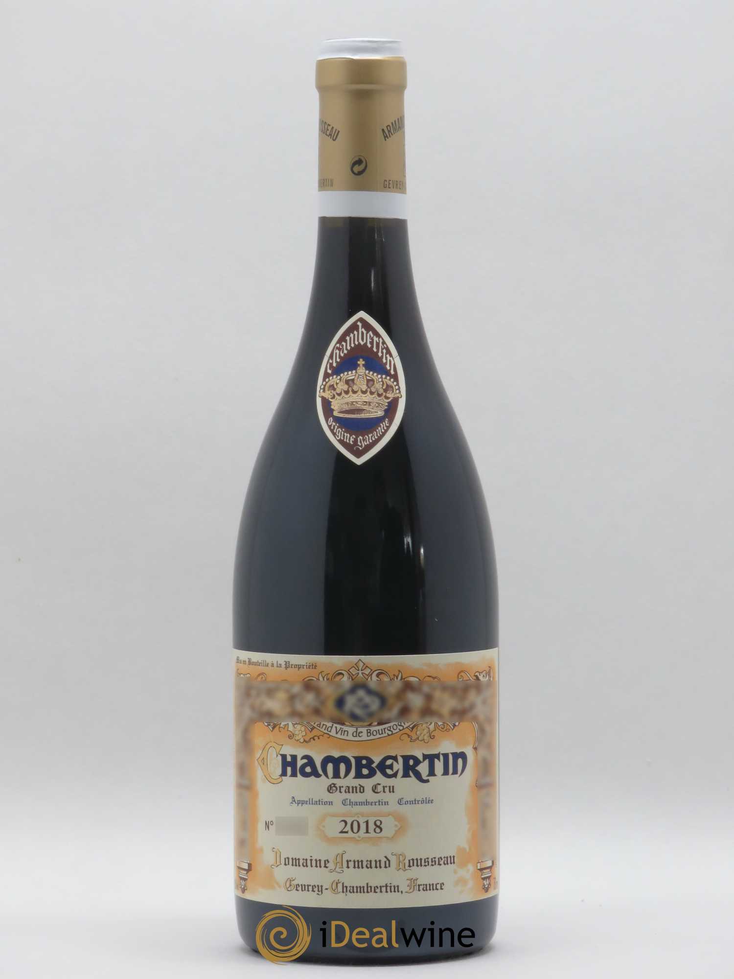 Chambertin Grand Cru Armand Rousseau (Domaine) 2018 - Lot de 1 bouteille - 0