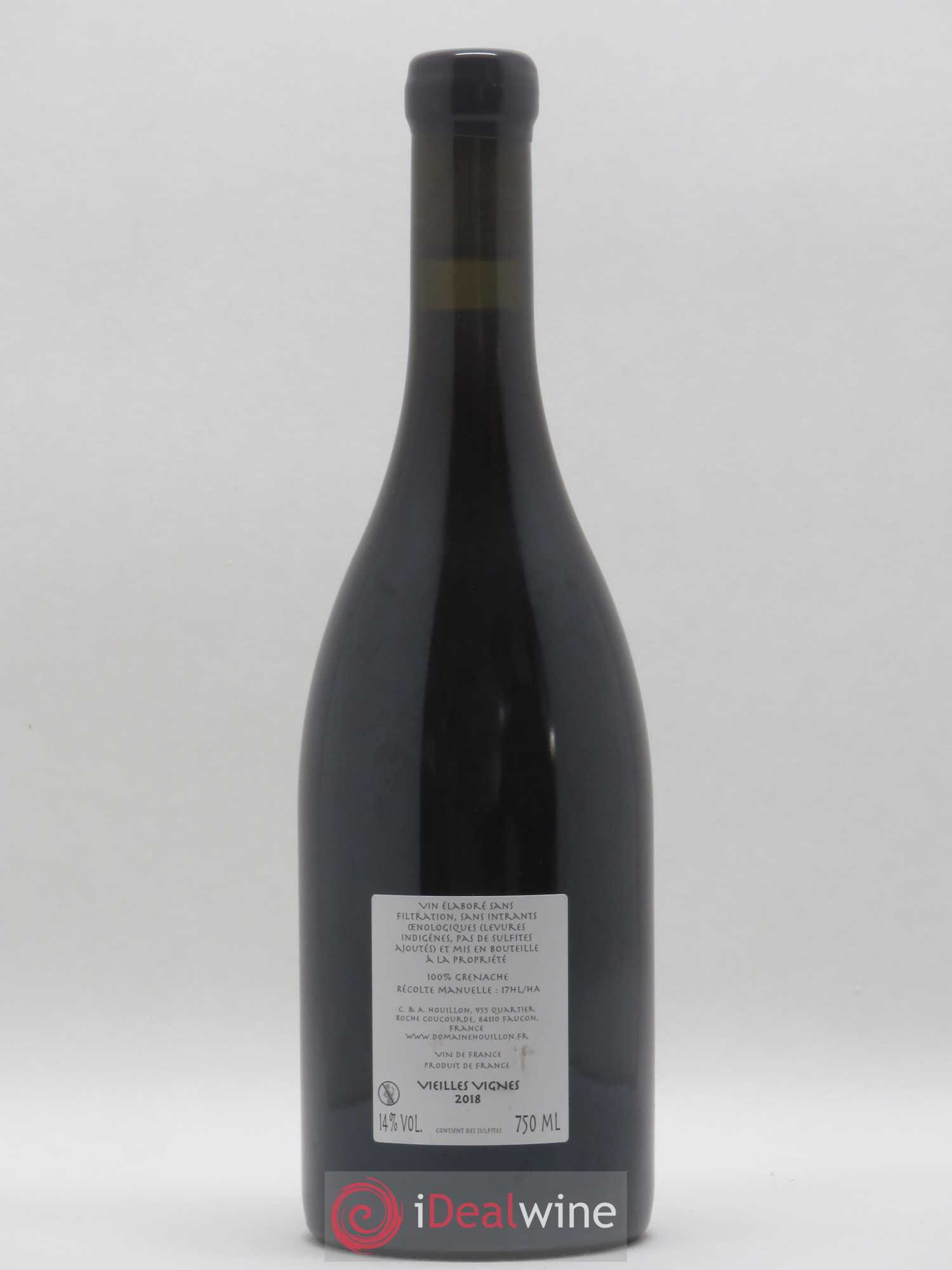 Vin de France Vieilles Vignes Aurélien et Charlotte Houillon 2018 - Lot de 1 bouteille - 1