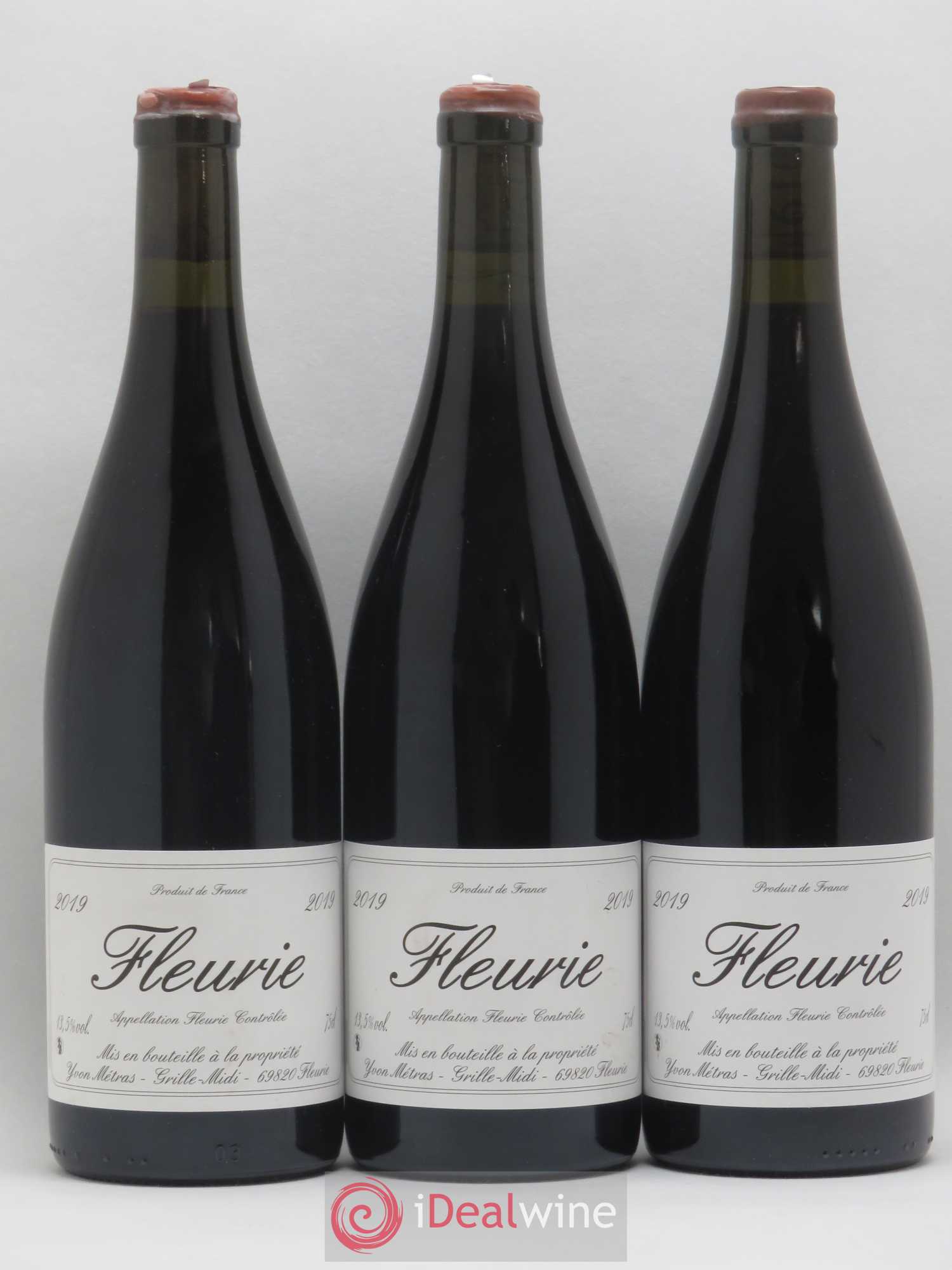 Fleurie Yvon Métras 2019 - Lot de 3 bouteilles - 0