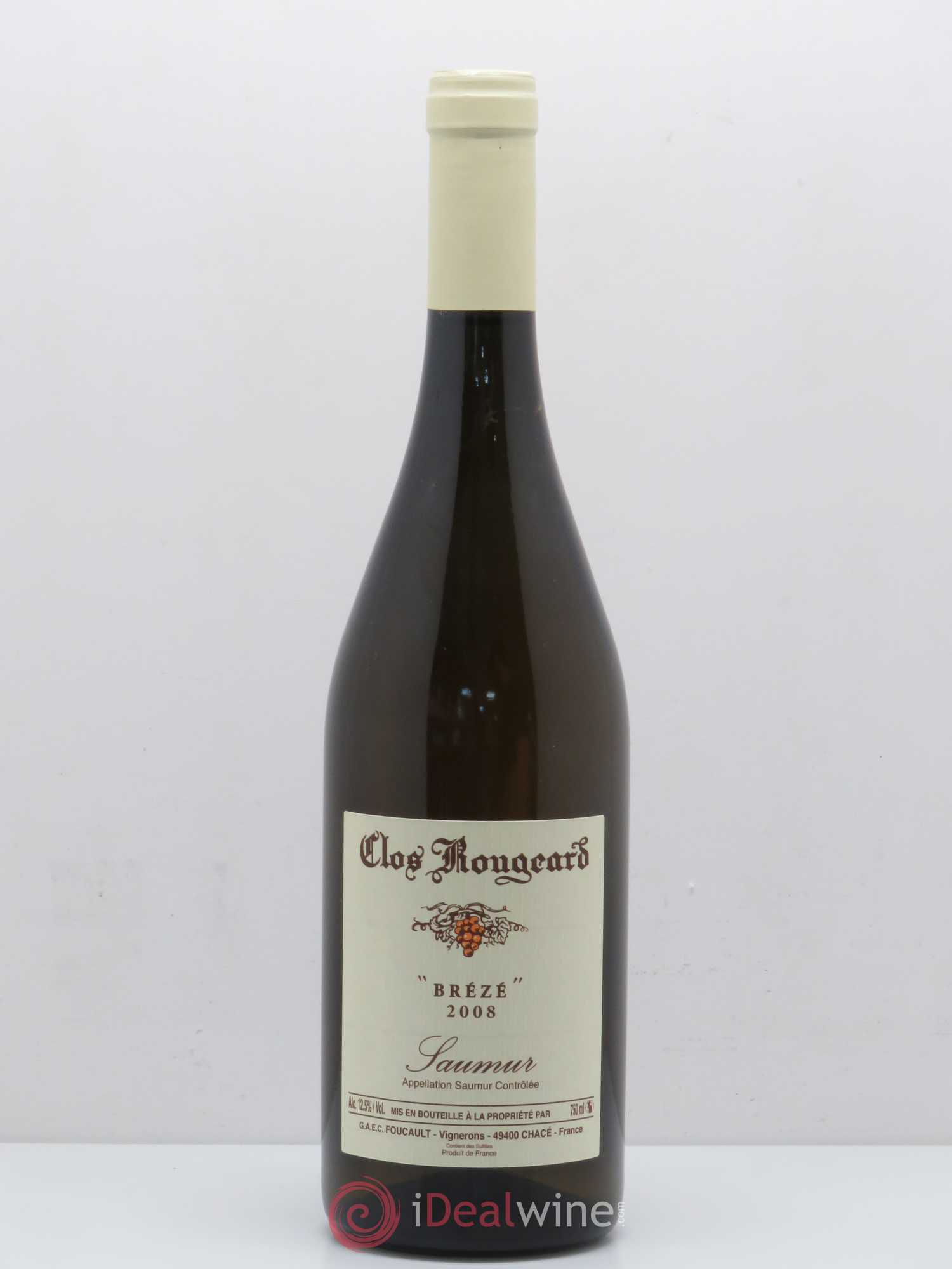 Saumur Brézé Clos Rougeard 2008 - Posten von 1 Flasche - 0