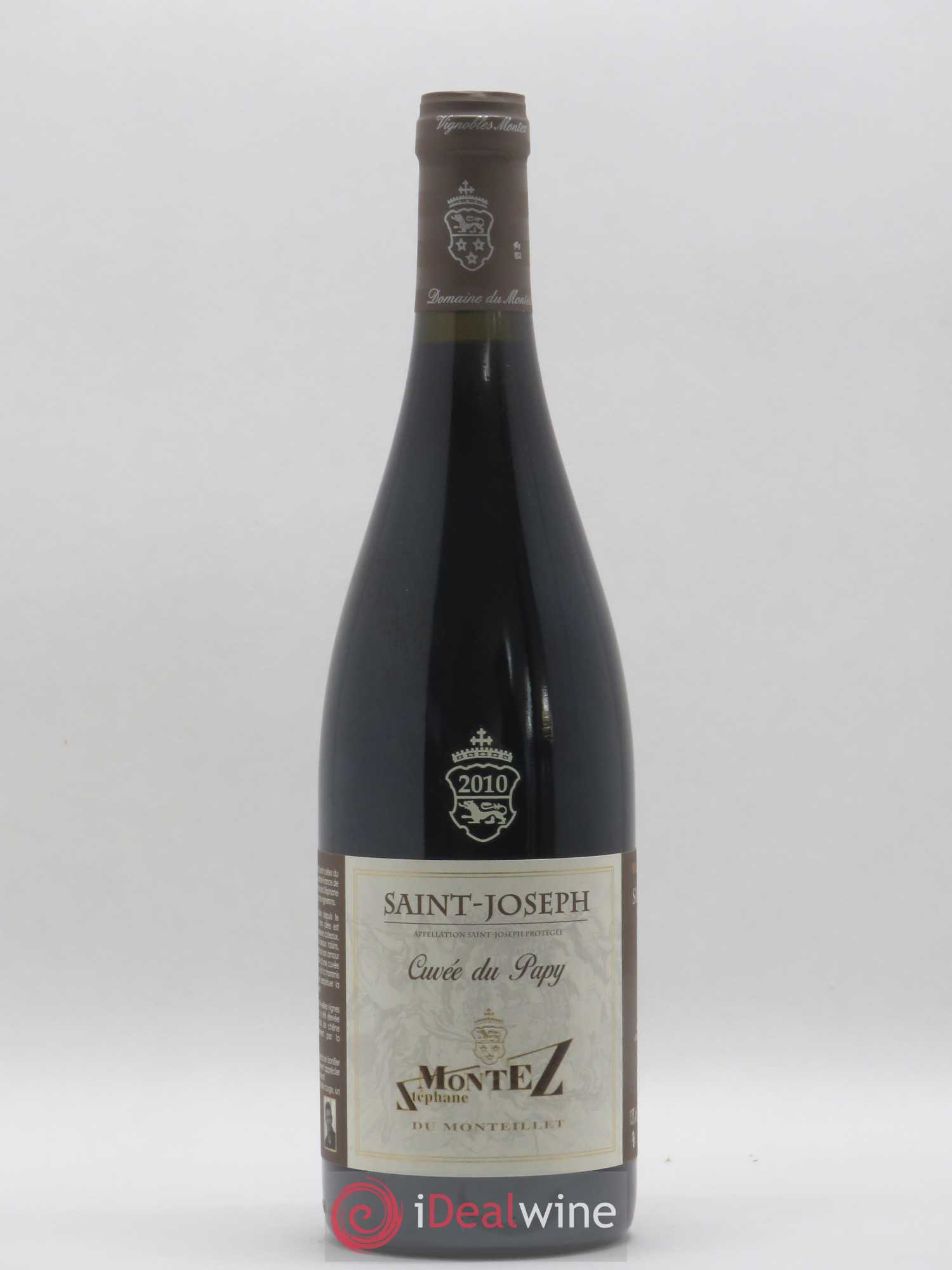 Saint-Joseph Cuvée du Papy Monteillet (Domaine du) - Stéphane Montez 2010 - Lot de 1 bouteille - 0