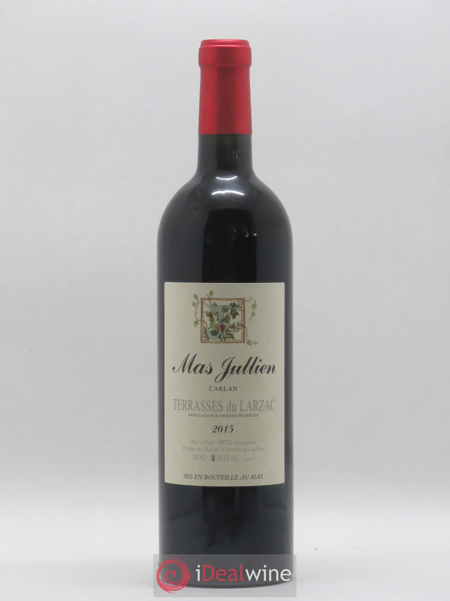 Terrasses du Larzac Mas Jullien Carlan Olivier Jullien 2015 - Posten von 1 Flasche - 0