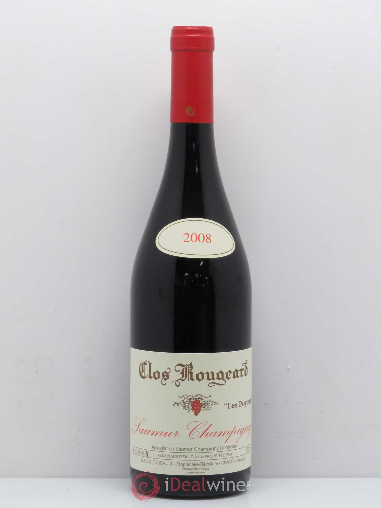 Saumur-Champigny Les Poyeux Clos Rougeard 2008 - Lot de 1 bouteille - 0