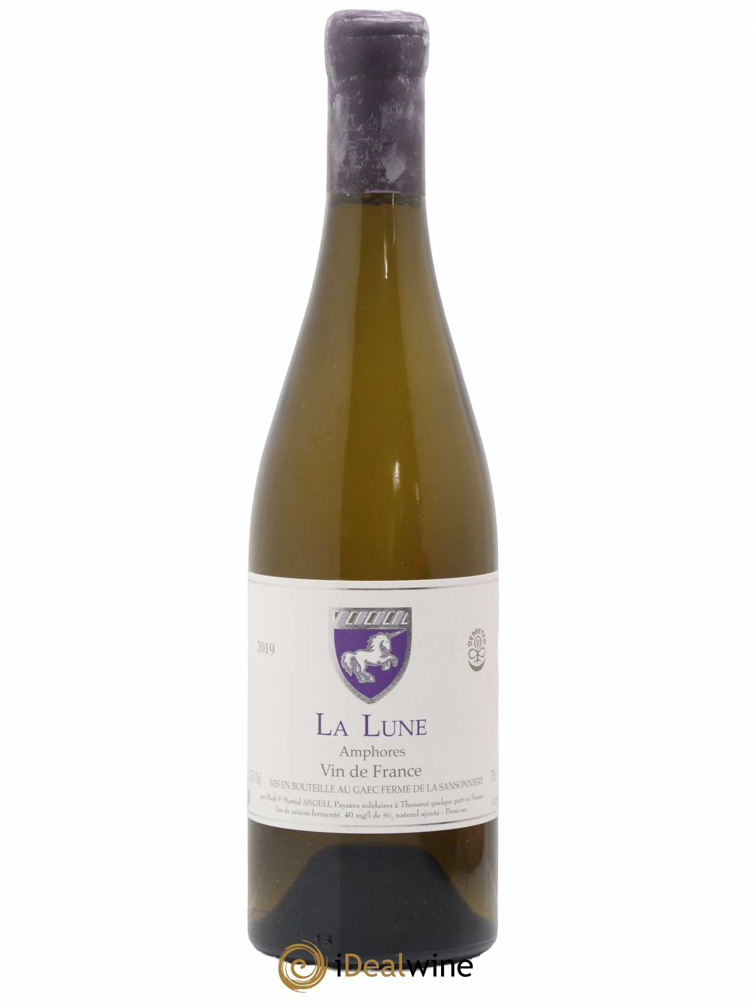 Vin de France La Lune Amphores Mark Angeli (Domaine) - Ferme de la Sansonnière 2019 - Lot de 1 bouteille - 0