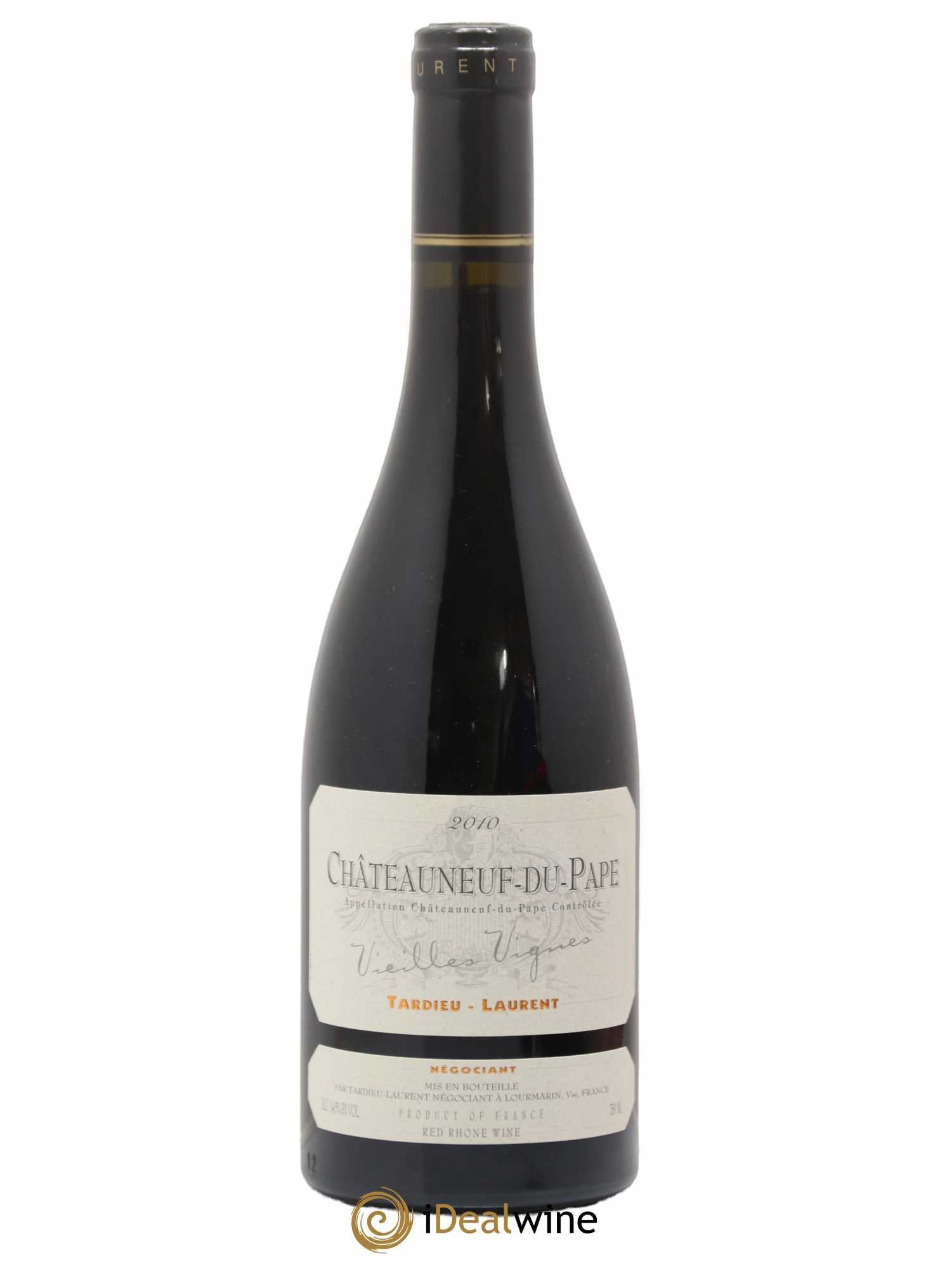 Châteauneuf-du-Pape Tardieu-Laurent Vieilles vignes Famille Tardieu 2010 - Lot de 1 bouteille - 0