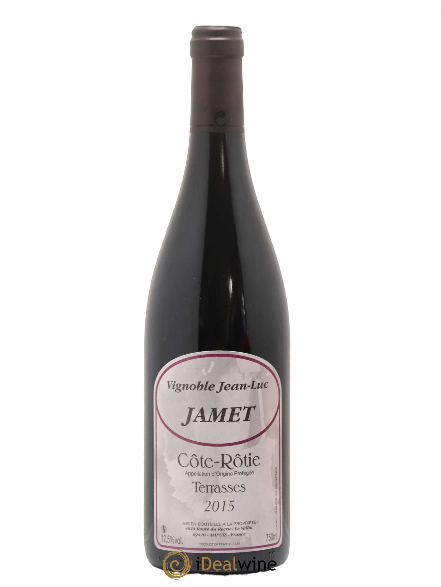 Côte-Rôtie Terrasses Jean-Luc Jamet (Domaine) 2015 - Lot de 1 bouteille - 0