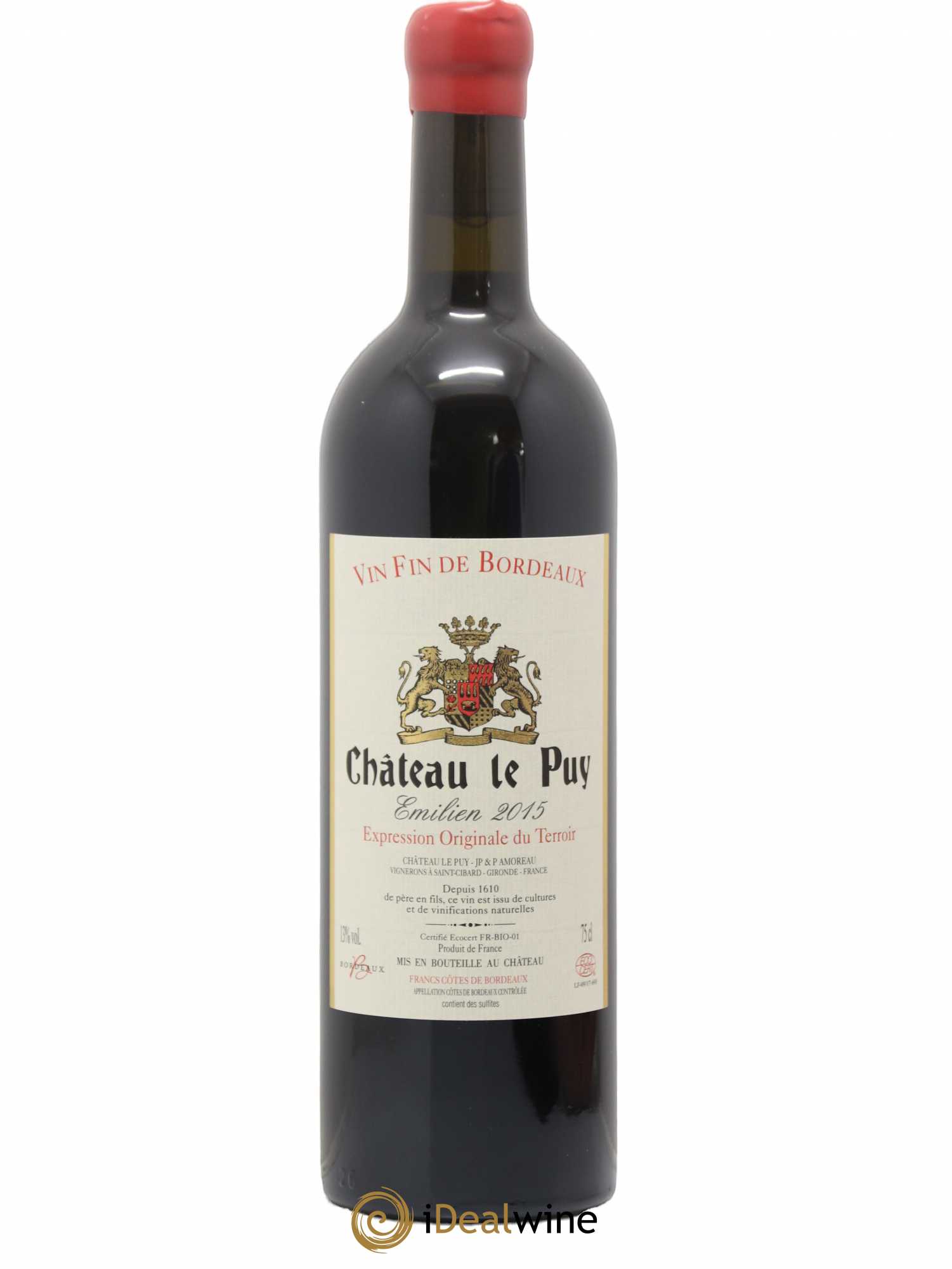 Le Puy - Cuvée Emilien 2015 - Lot de 1 bouteille - 0