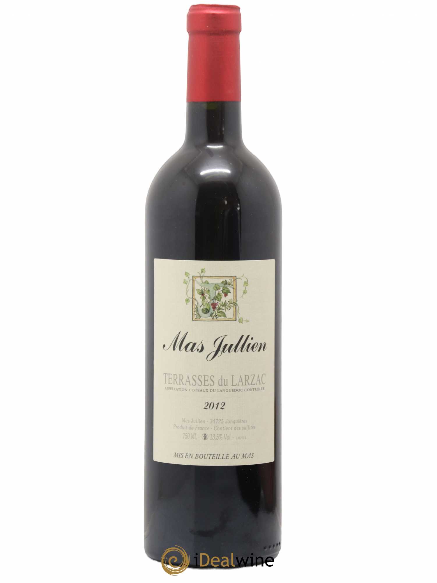Terrasses du Larzac Mas Jullien Olivier Jullien 2012 - Lot de 1 bouteille - 0