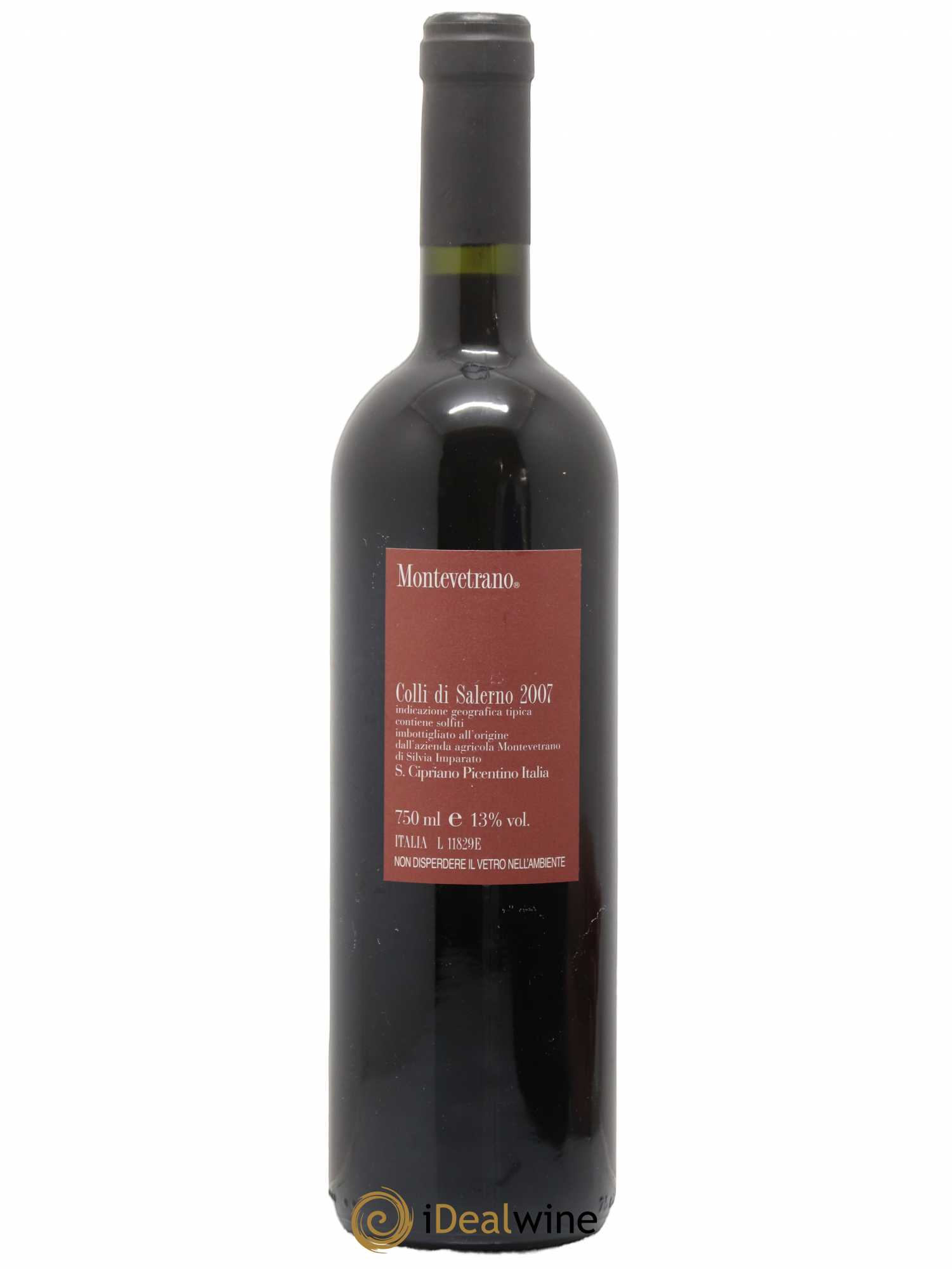 Colli Di Salerno Montevetrano IGT Silvia Imparato 2007 - Lot de 1 bouteille - 1