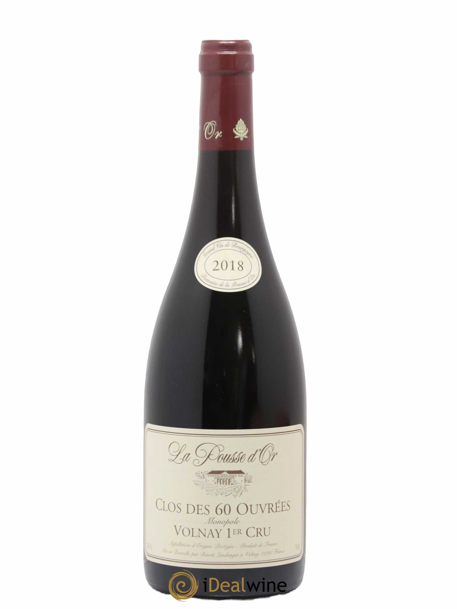 Volnay 1er Cru Clos des 60 ouvrées La Pousse d'Or (Domaine de) 2018 - Lot de 1 bouteille - 0
