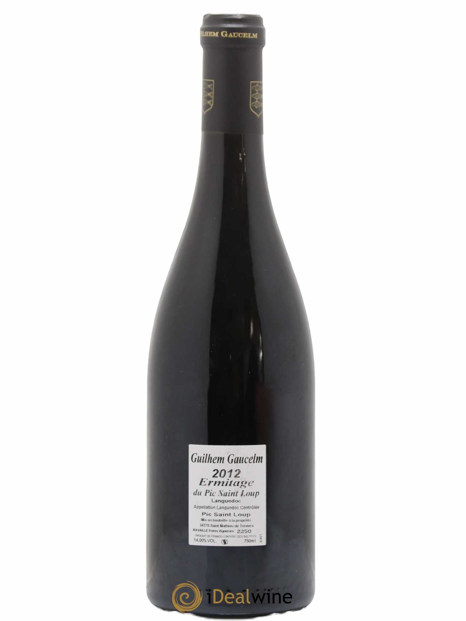 Pic Saint-Loup Héritage du Pic Saint-Loup (anciennement Ermitage) Guilhem Gaucelm 2012 - Lot de 1 bouteille - 1