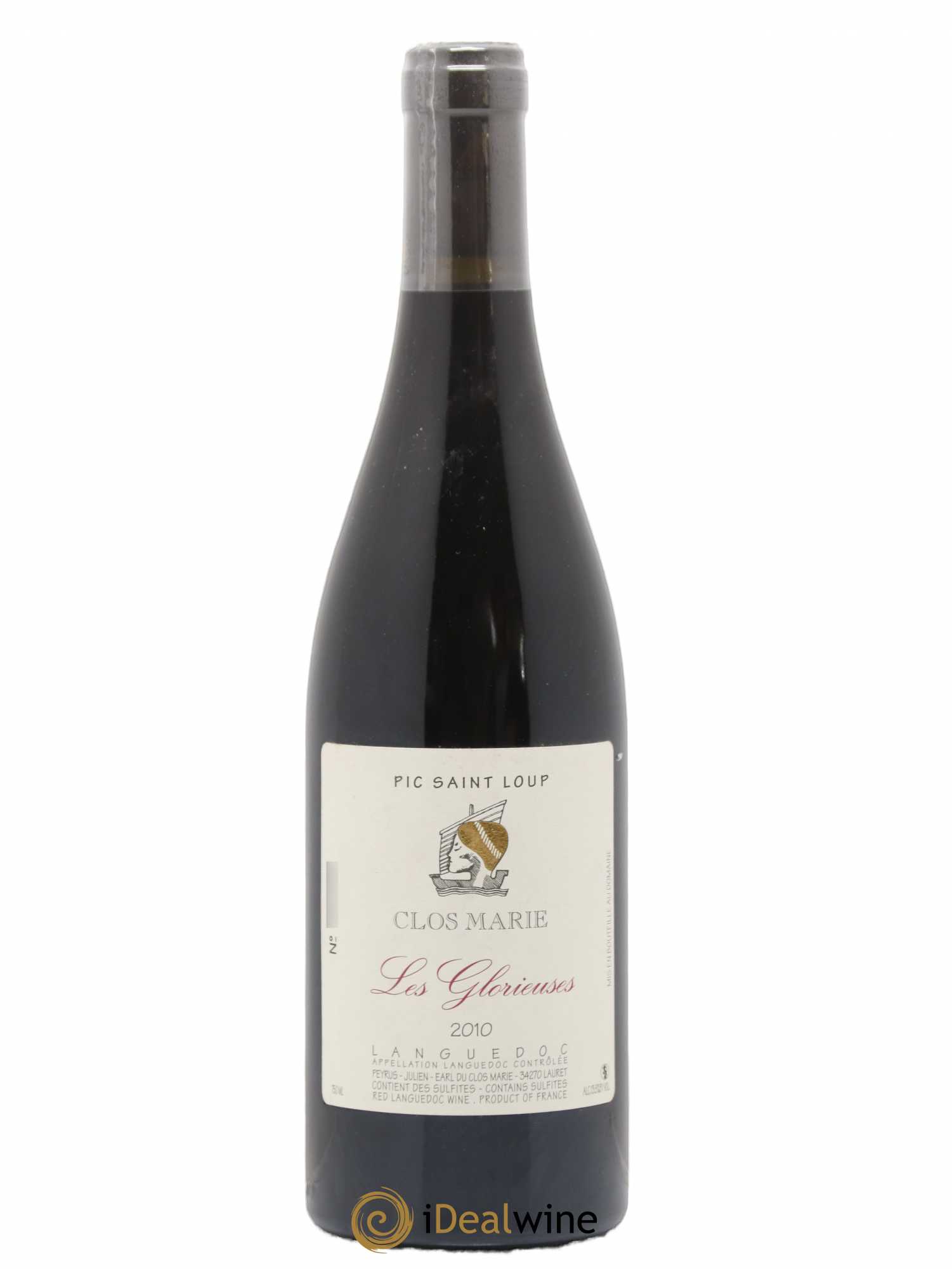 Pic Saint-Loup Clos Marie Les Glorieuses Christophe Peyrus et Françoise Julien 2010 - Lot de 1 bouteille - 0