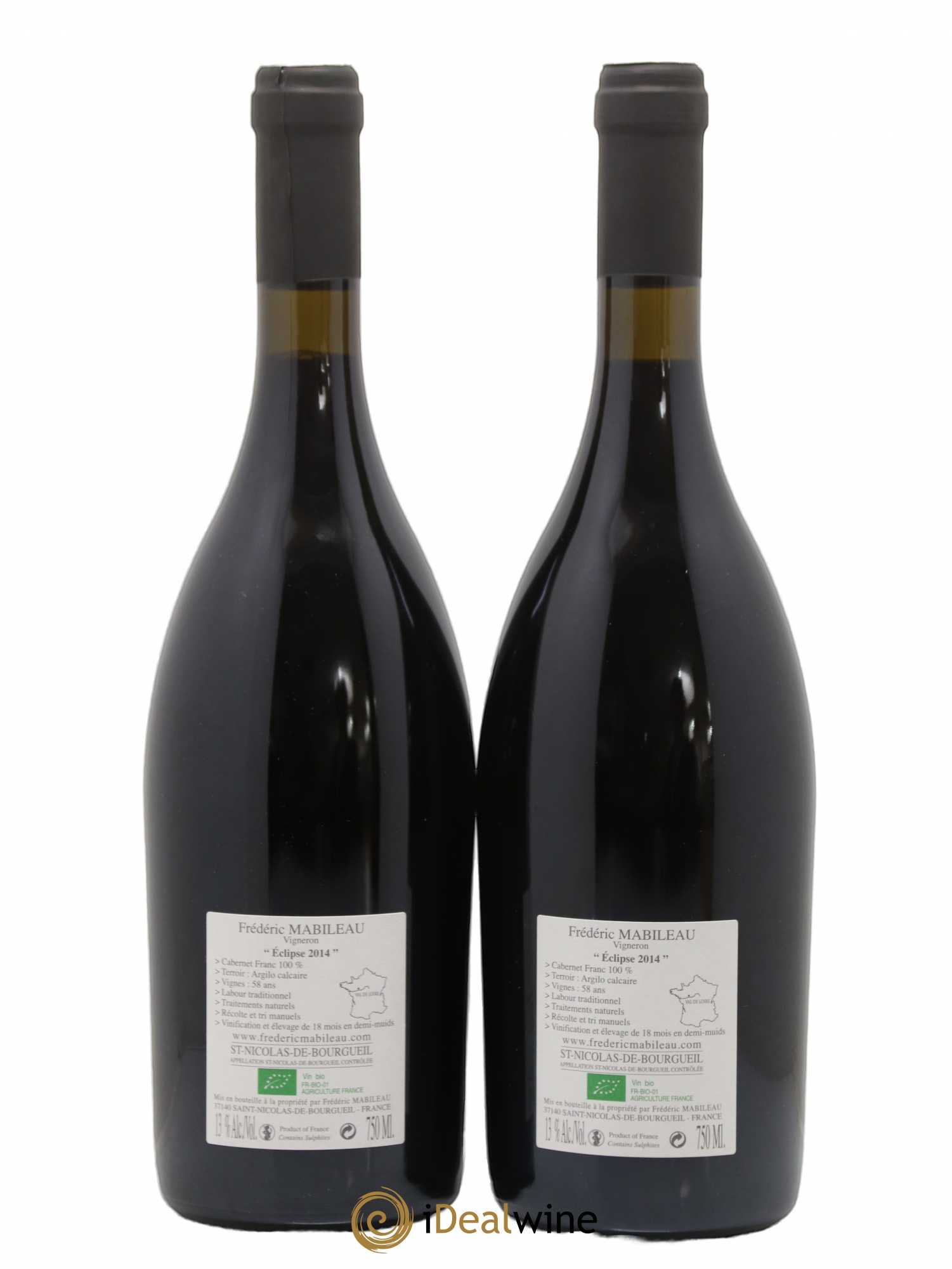Saint-Nicolas de Bourgueil Eclipse Numéro 11 Frederic Mabileau 2014 - Posten von 2 Flaschen - 1