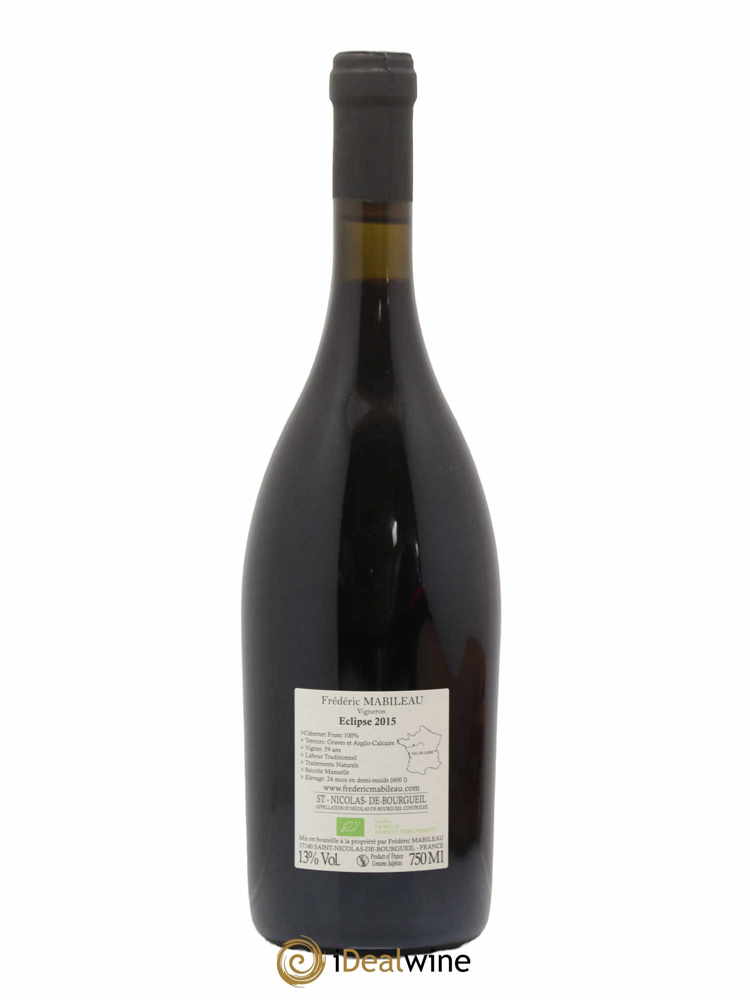 Saint-Nicolas de Bourgueil Eclipse Numéro 12 Frederic Mabileau 2015 - Posten von 1 Flasche - 1