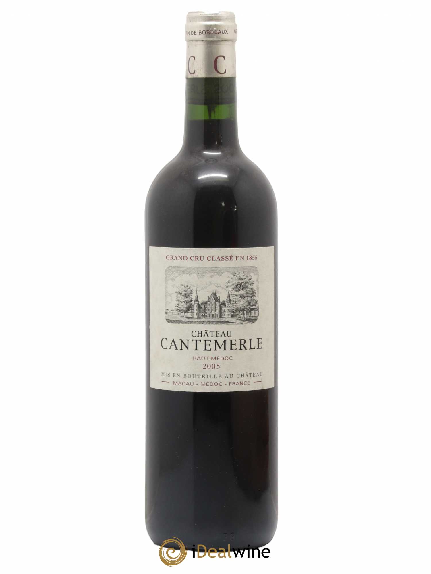 Château Cantemerle 5ème Grand Cru Classé 2005 - Lot de 1 bouteille - 0