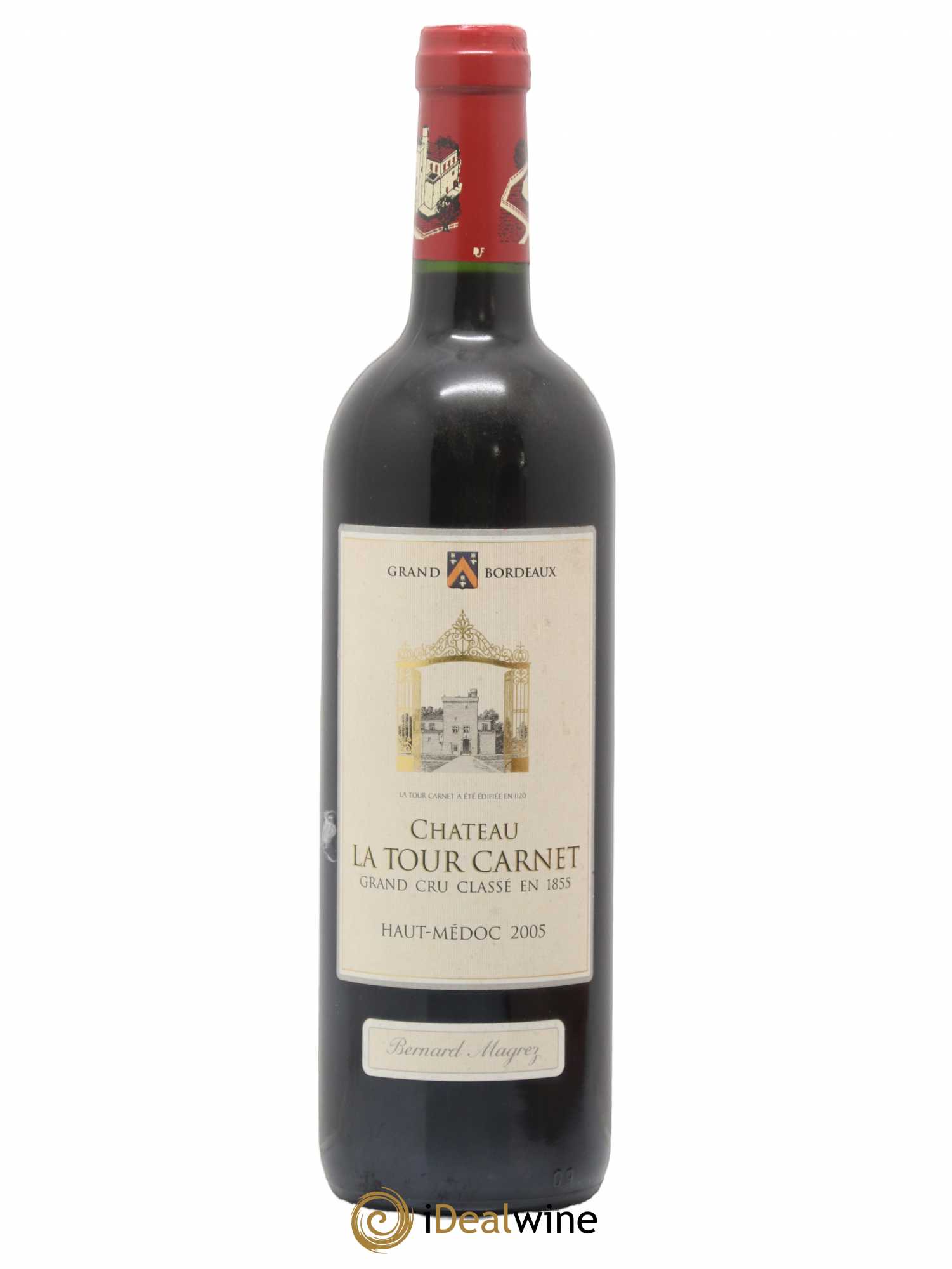 Château la Tour Carnet 4ème Grand Cru Classé 2005 - Lot de 1 bouteille - 0