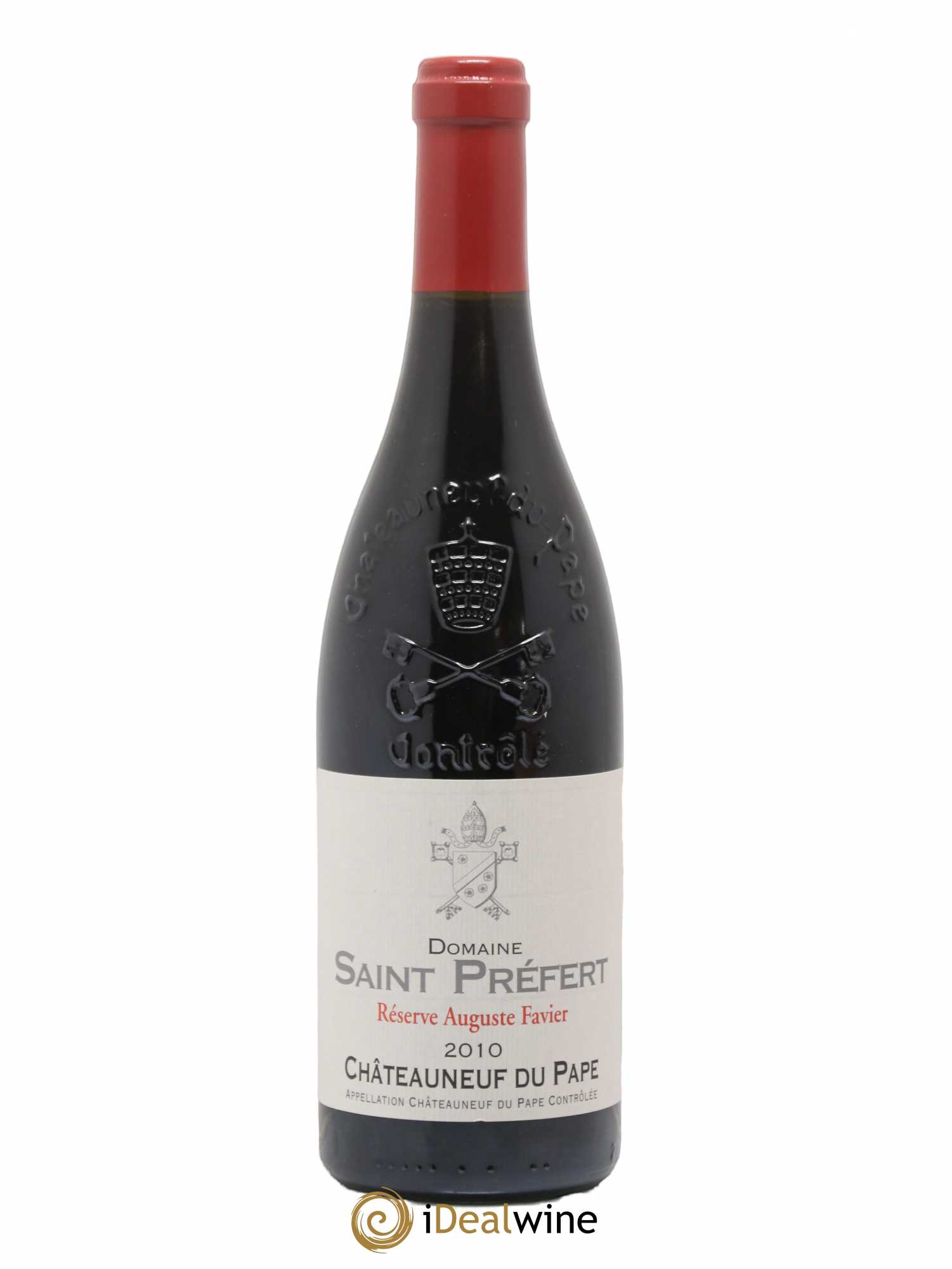 Châteauneuf-du-Pape Réserve Auguste Favier Domaine Saint-Préfert 2010 - Lot de 1 bouteille - 0