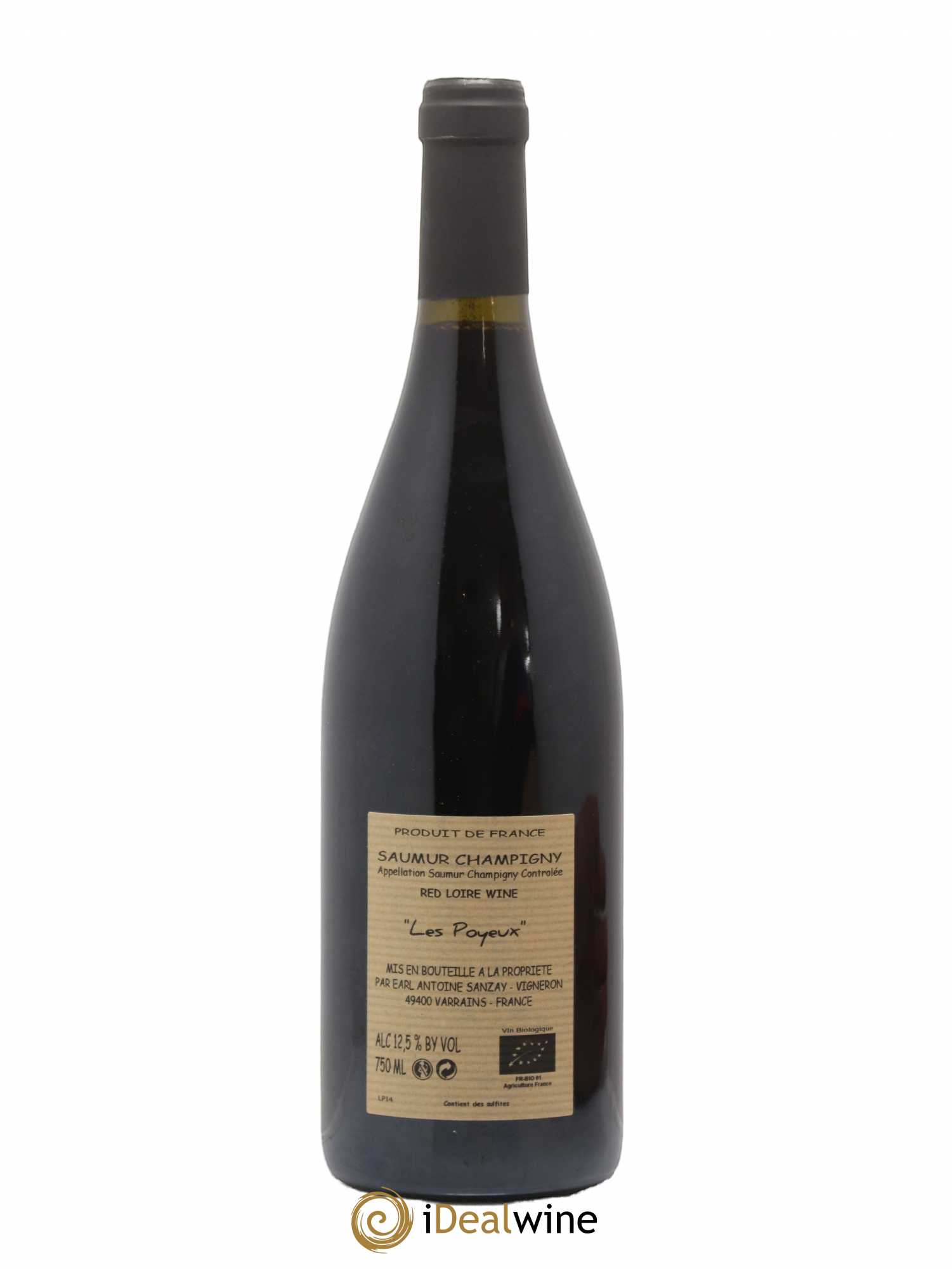 Saumur-Champigny Les Poyeux Antoine Sanzay 2014 - Lot de 1 bouteille - 1