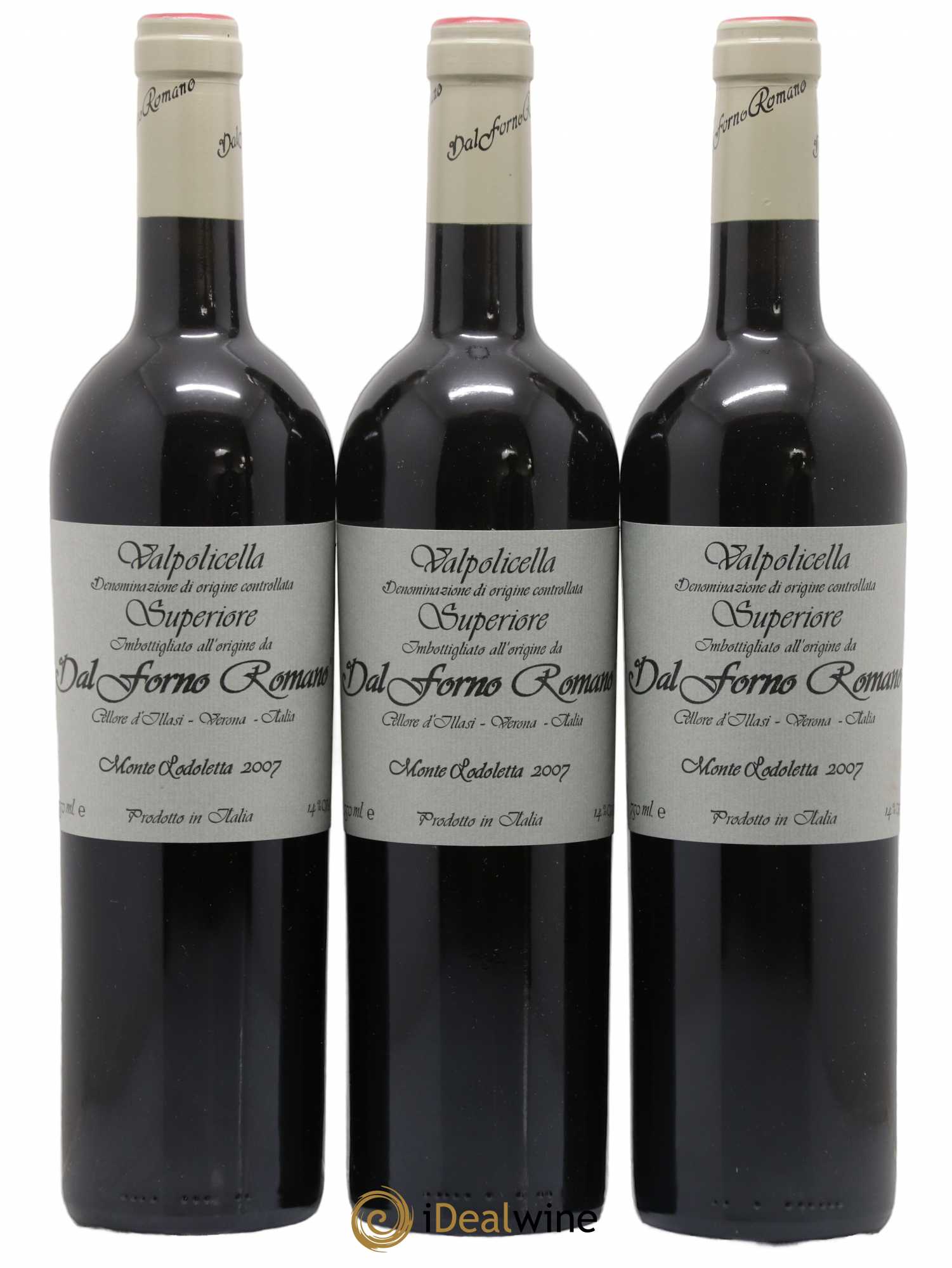 Amarone della Valpolicella DOCG Dal Forno Romano 2007 - Lot de 3 bouteilles - 0