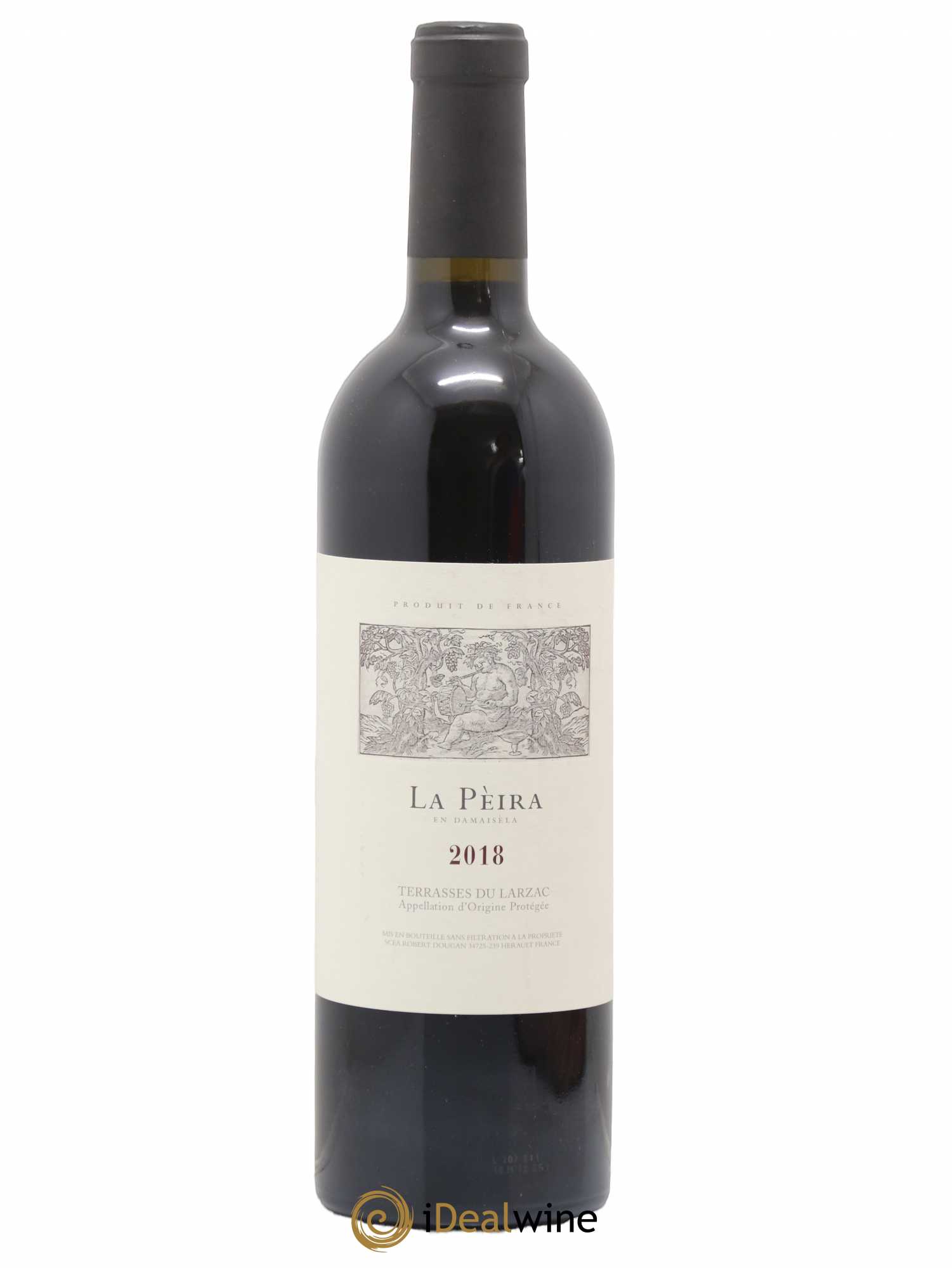 Terrasses du Larzac Domaine de La Pèira en Damaisèla Les Flors Karine Ahton et Robert Dougan 2018 - Lot de 1 bouteille - 0