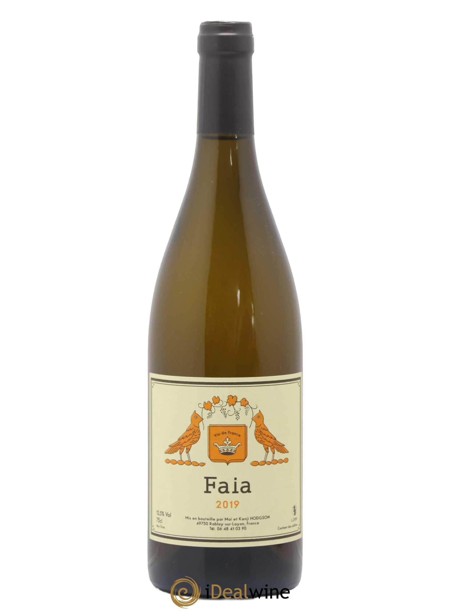 Vin de France Faia Mai & Kenji Hodgson 2019 - Lot de 1 bouteille - 0