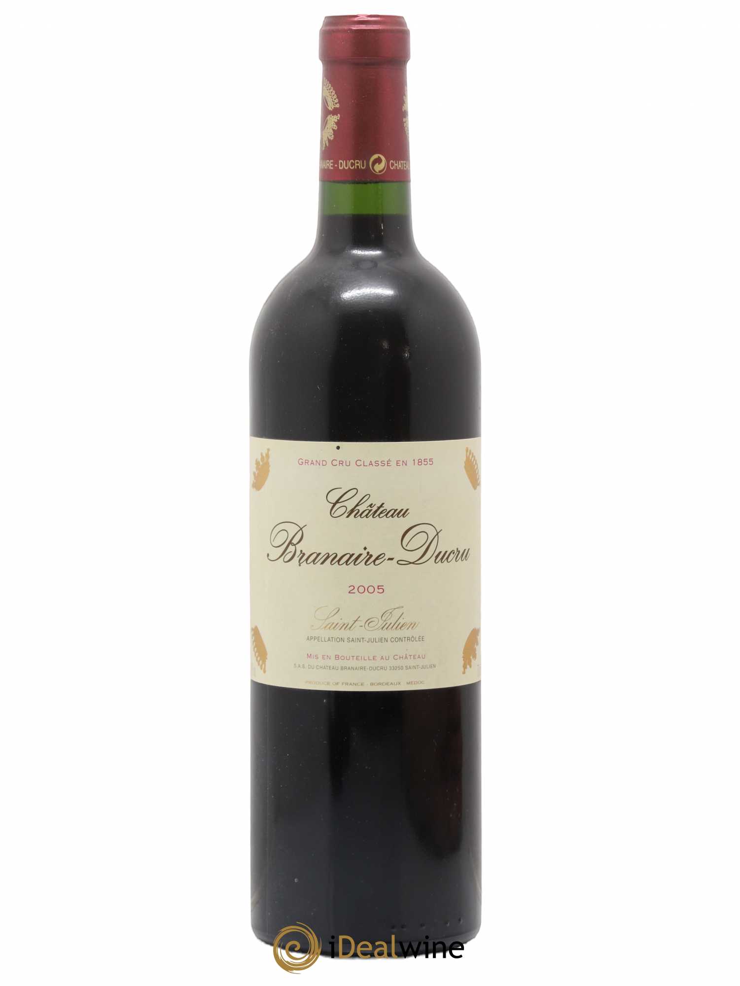Château Branaire Ducru 4ème Grand Cru Classé 2005 - Lot de 1 bouteille - 0