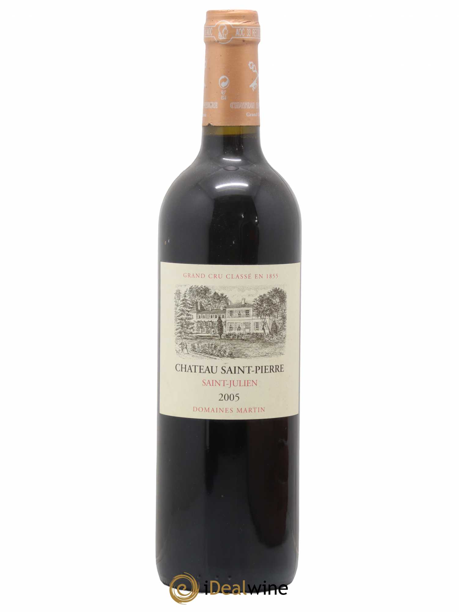 Château Saint-Pierre 4ème Grand Cru Classé 2005 - Lot de 1 bouteille - 0