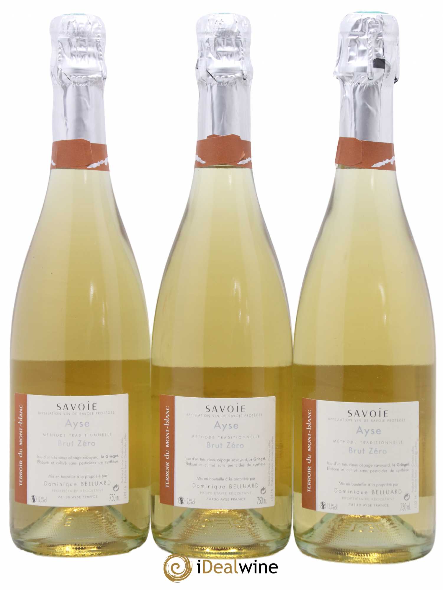 Vin de Savoie Ayse - Mont Blanc Domaine Belluard 2016 - Lot de 3 bouteilles - 1