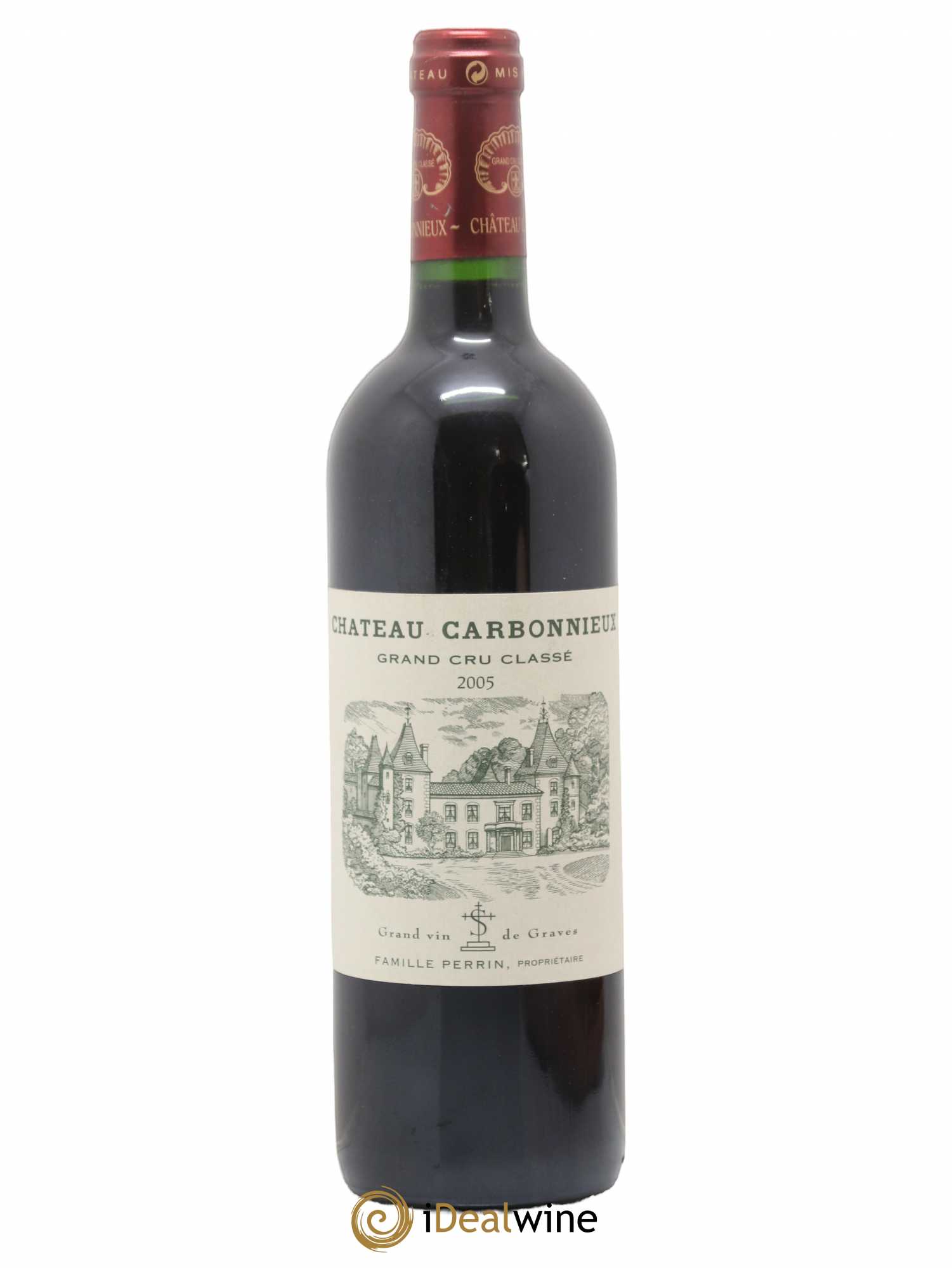 Château Carbonnieux Cru Classé de Graves 2005 - Lot de 1 bouteille - 0