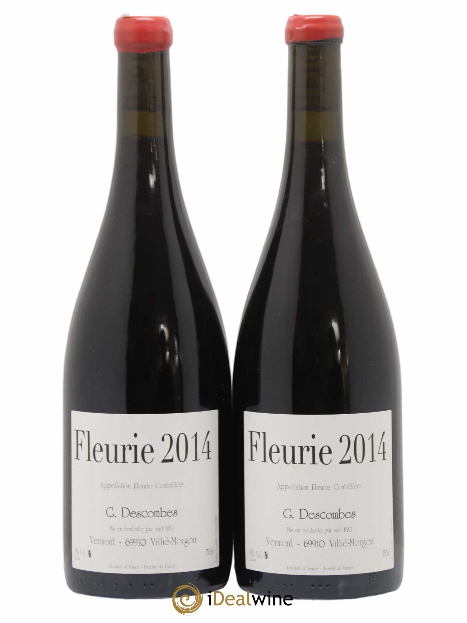 Fleurie Vieilles vignes Georges Descombes (Domaine) 2014 - Lot de 2 bouteilles - 0