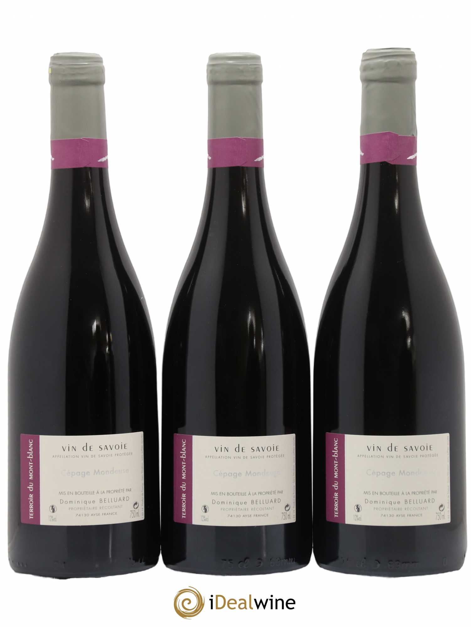 Vin de Savoie Mondeuse Amphore Domaine Belluard 2019 - Lot de 3 bouteilles - 1