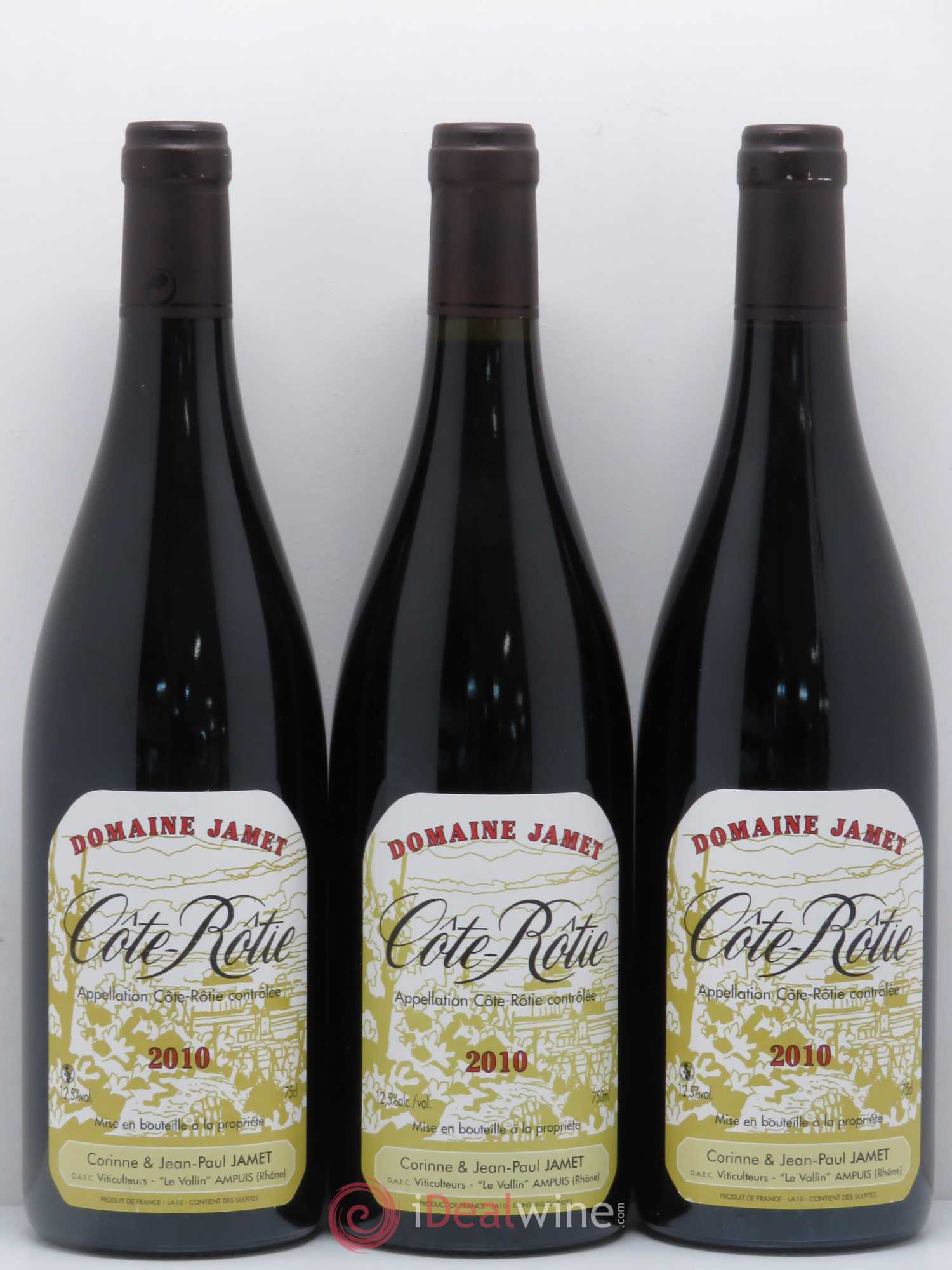 Côte-Rôtie Jamet (Domaine) 2010 - Lot de 3 bouteilles - 0