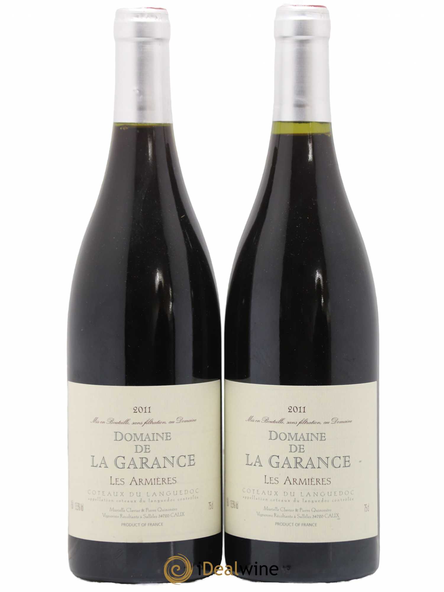 Coteaux du Languedoc de La Garance (Domaine) Les Armières 2011 - Lot de 2 bouteilles - 0