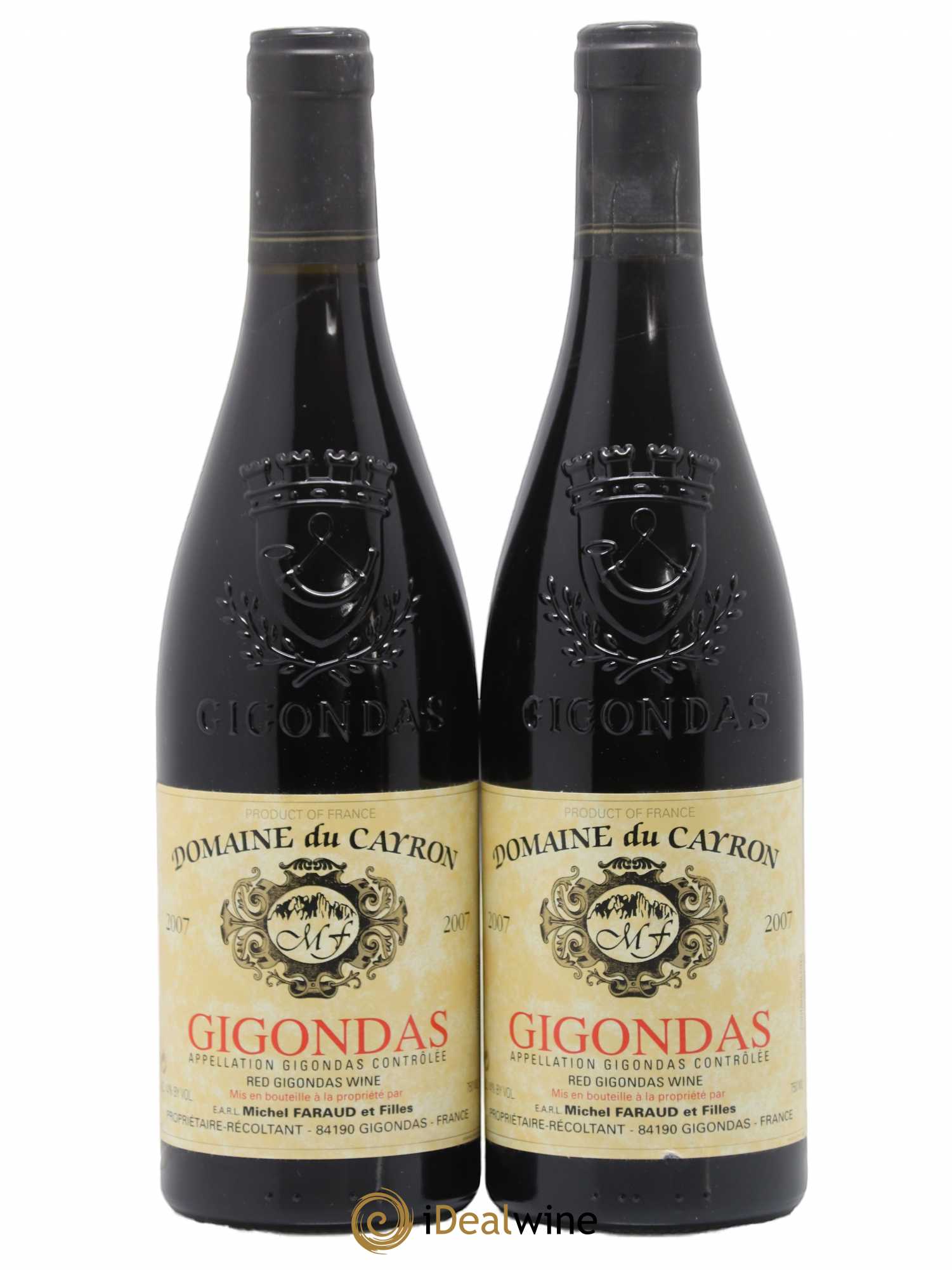 Gigondas Domaine du Cayron 2007 - Lot de 2 bouteilles - 0