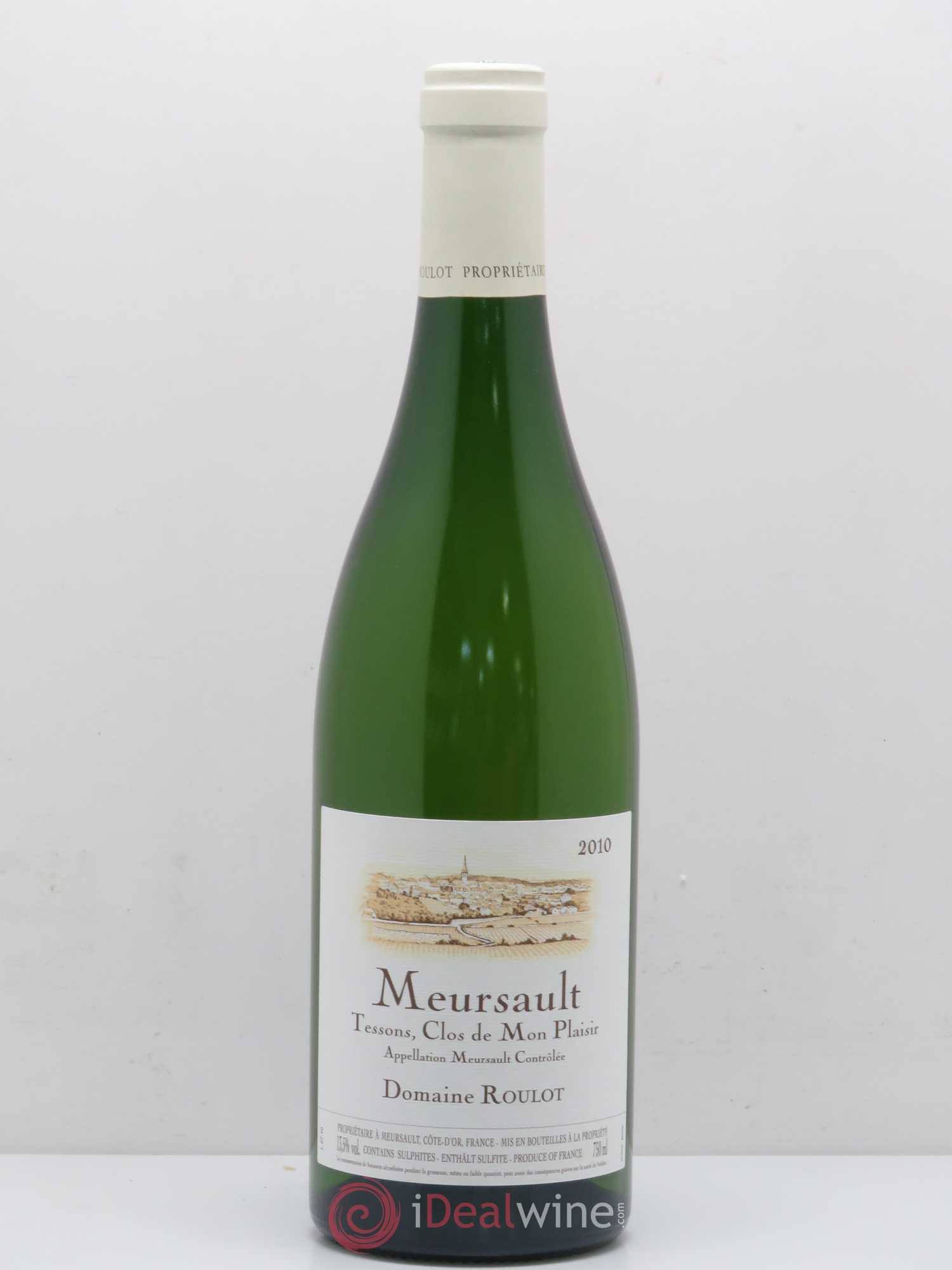 Meursault Les Tessons Clos de Mon plaisir Roulot (Domaine) 2010 - Lot de 1 bouteille - 0