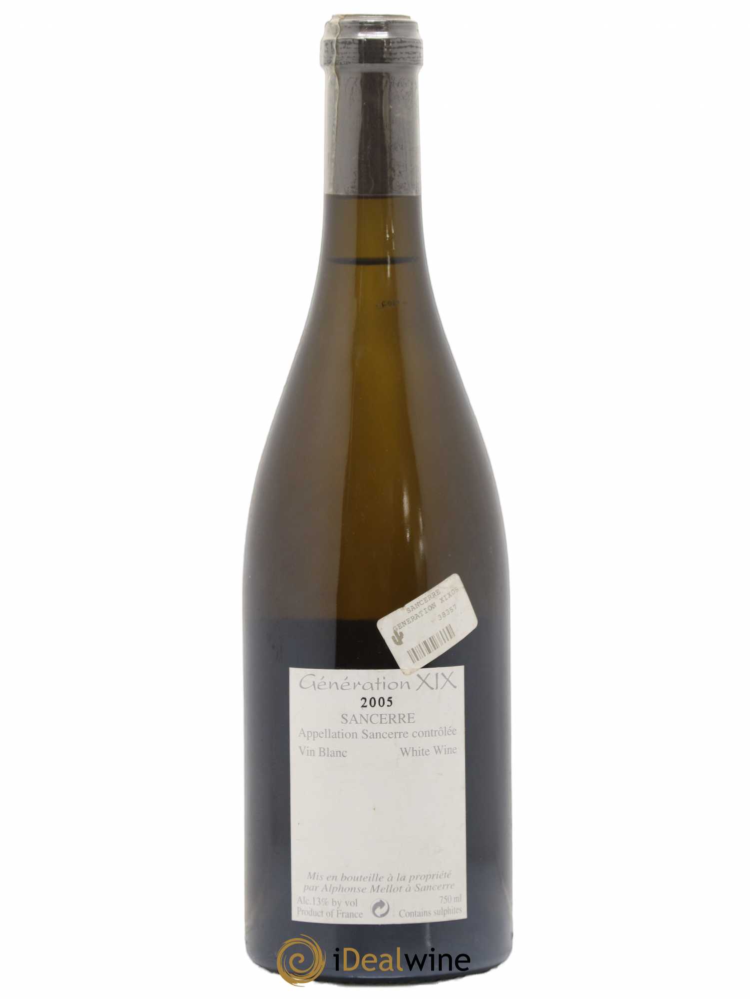 Sancerre Génération XIX Alphonse Mellot 2005 - Lot de 1 bouteille - 1