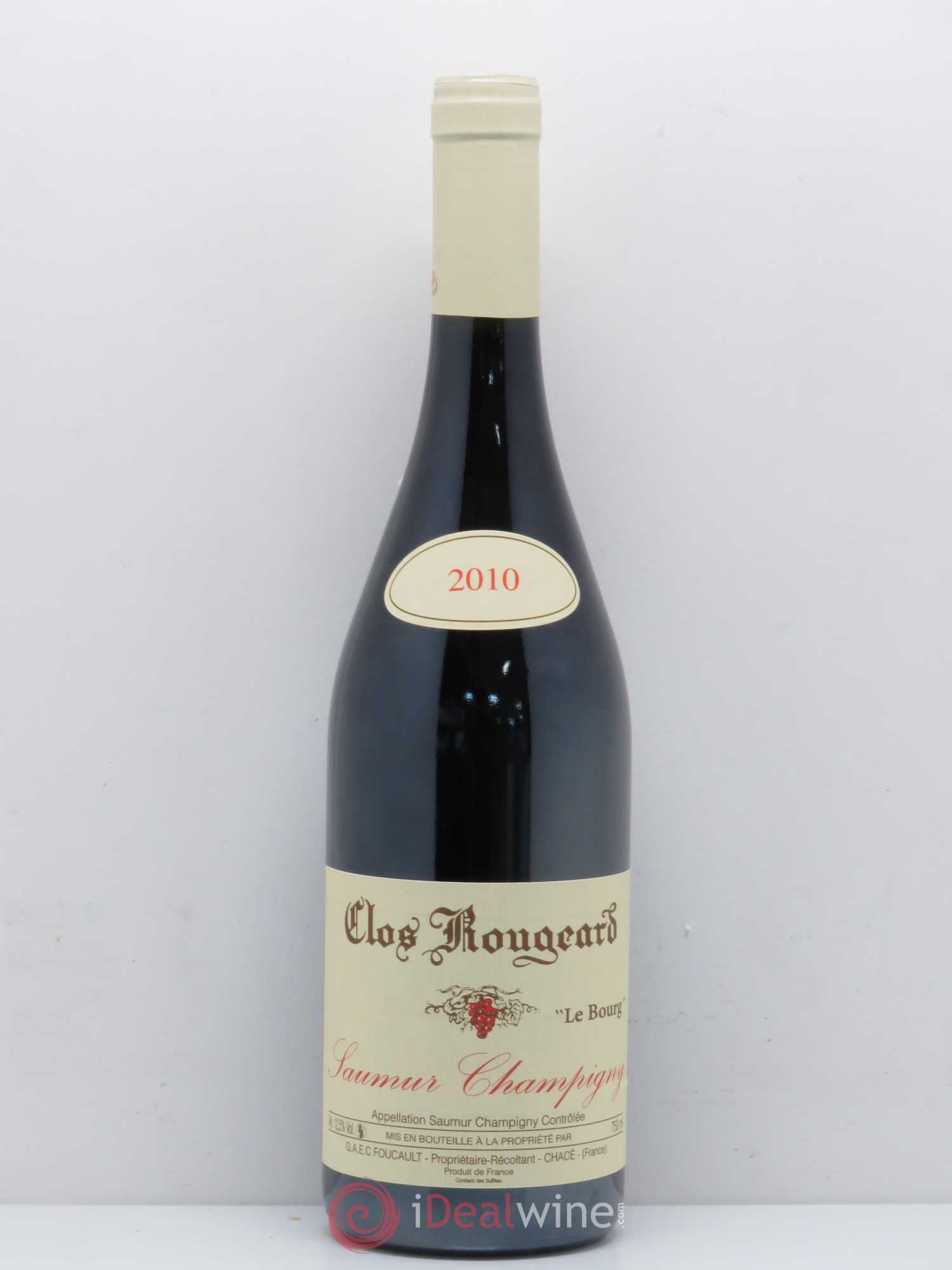Saumur-Champigny Le Bourg Clos Rougeard 2010 - Lot de 1 bouteille - 0