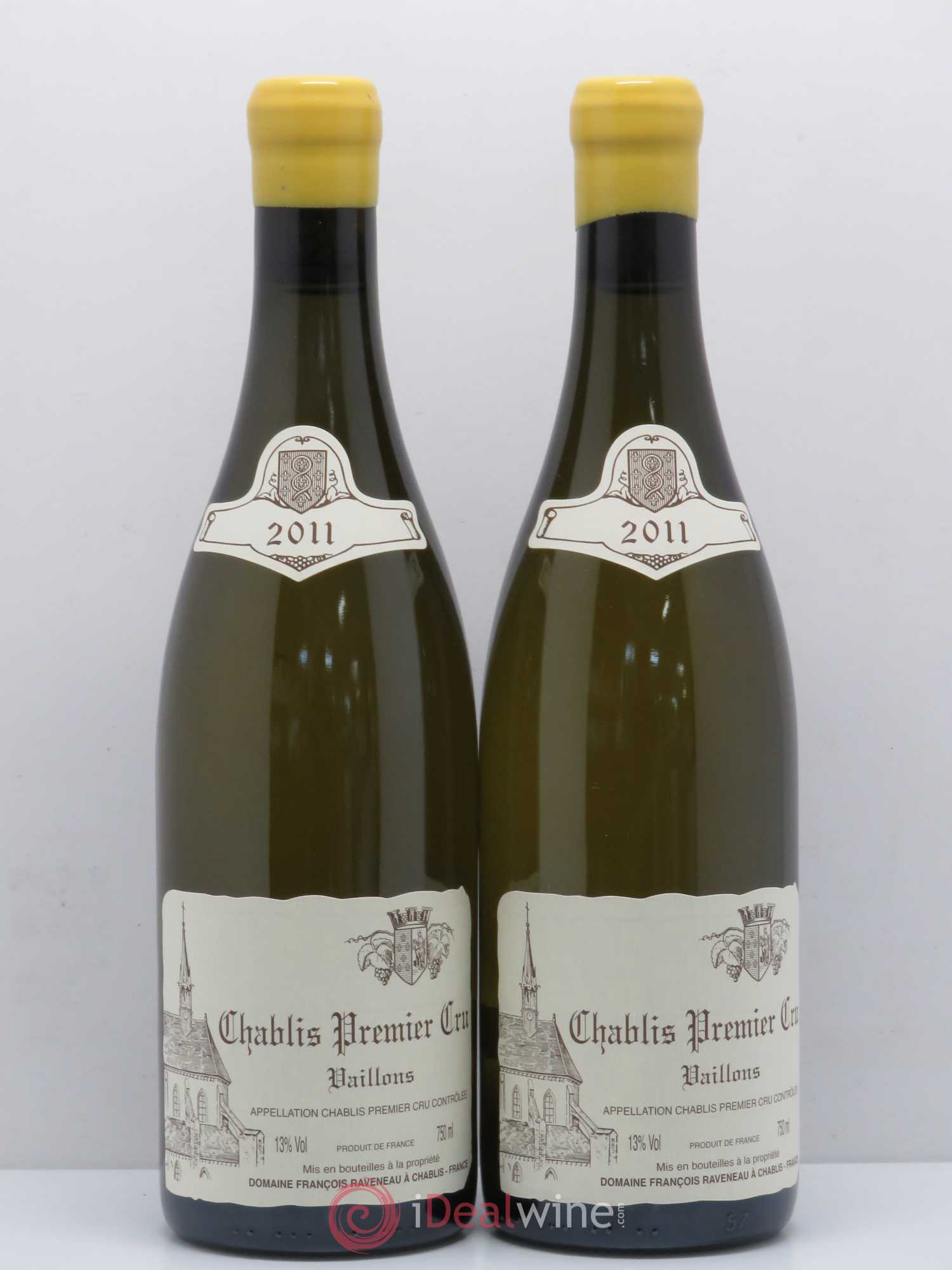 Chablis 1er Cru Vaillons Raveneau (Domaine) 2011 - Lot de 2 bouteilles - 0