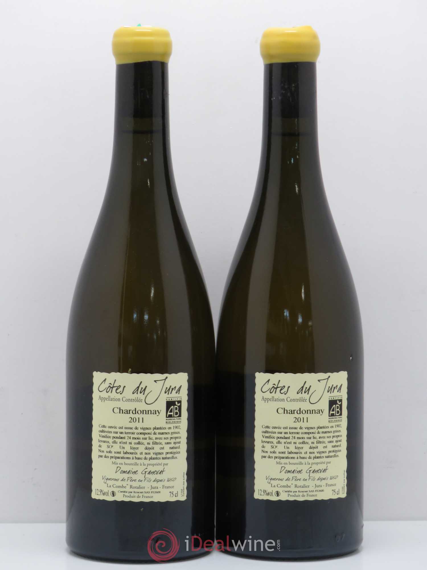 Côtes du Jura Les Chalasses Vieilles Vignes Jean-François Ganevat (Domaine) 2011 - Lot de 2 bouteilles - 1