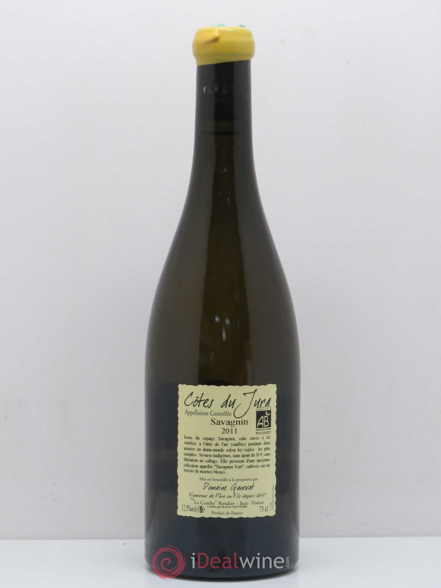 Côtes du Jura Les Chalasses Marnes Bleues Jean-François Ganevat (Domaine) 2011 - Lot de 1 bouteille - 1