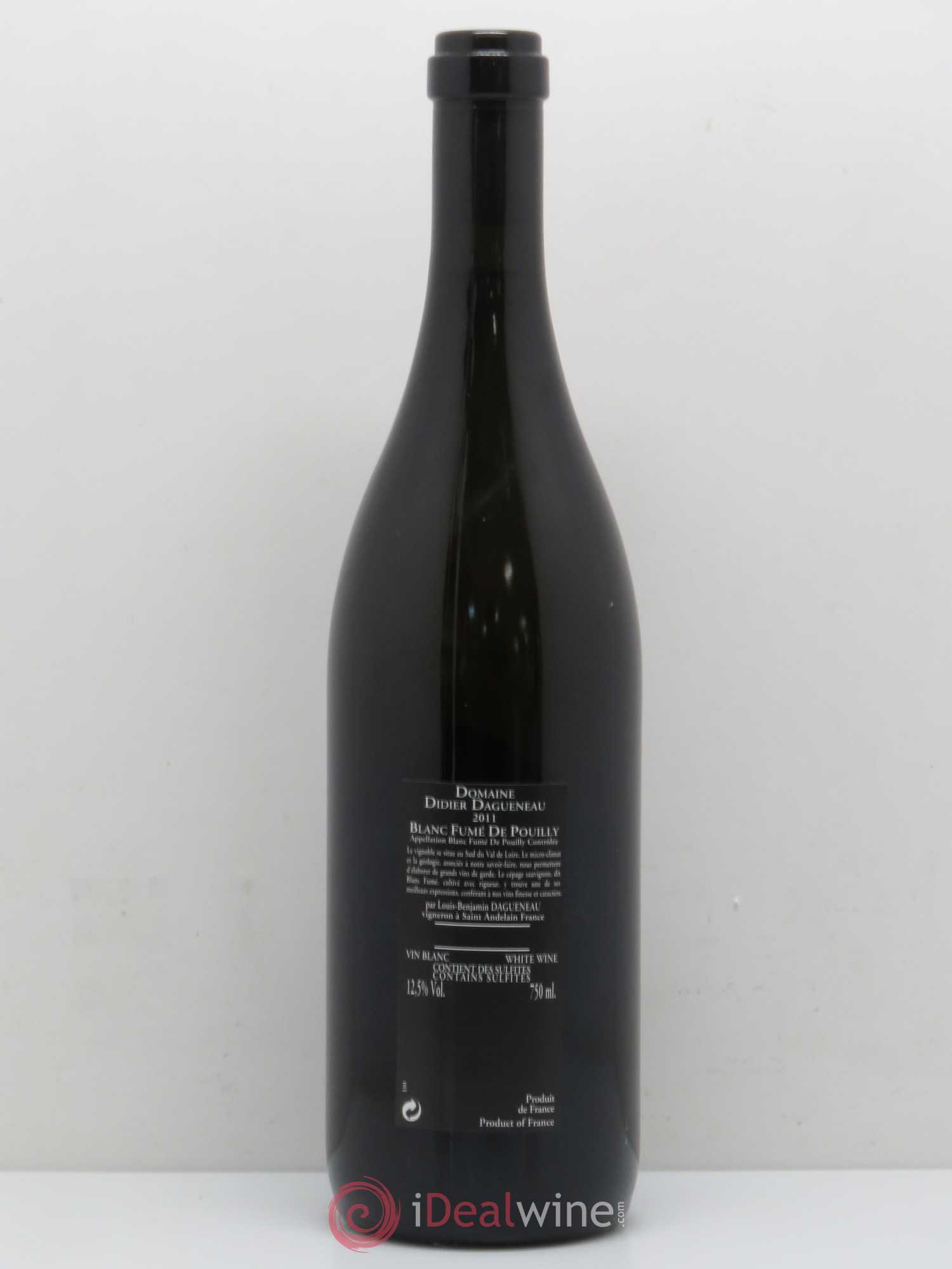Vin de France (anciennement Pouilly-Fumé) Silex Dagueneau (Domaine Didier - Louis-Benjamin) 2011 - Lot de 1 bouteille - 1