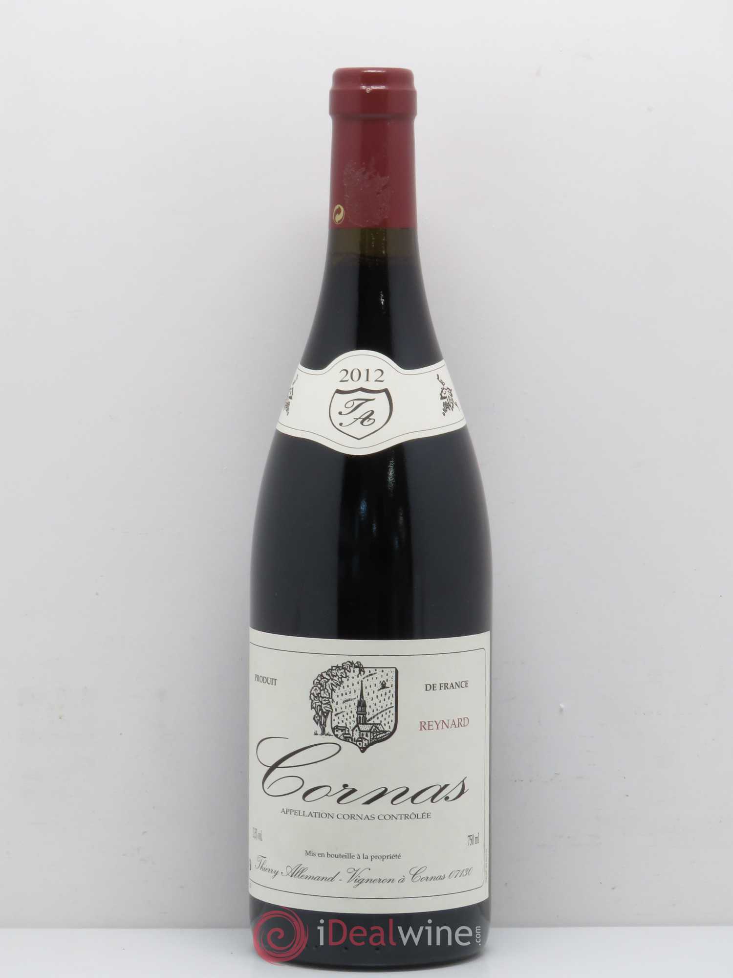 Cornas Reynard Thierry Allemand 2012 - Lot de 1 bouteille - 0