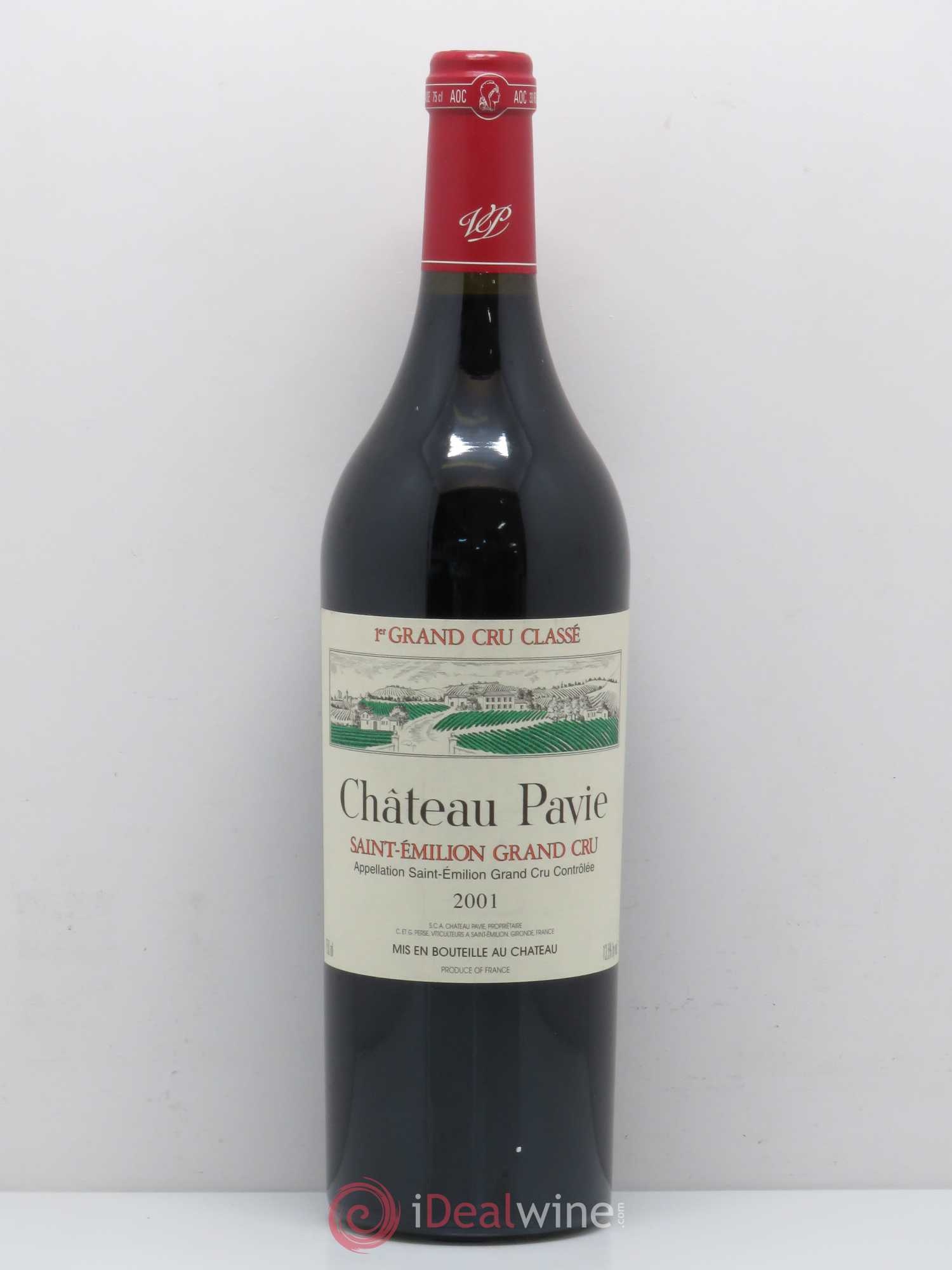 Château Pavie 1er Grand Cru Classé A 2001 - Lot de 1 bouteille - 0