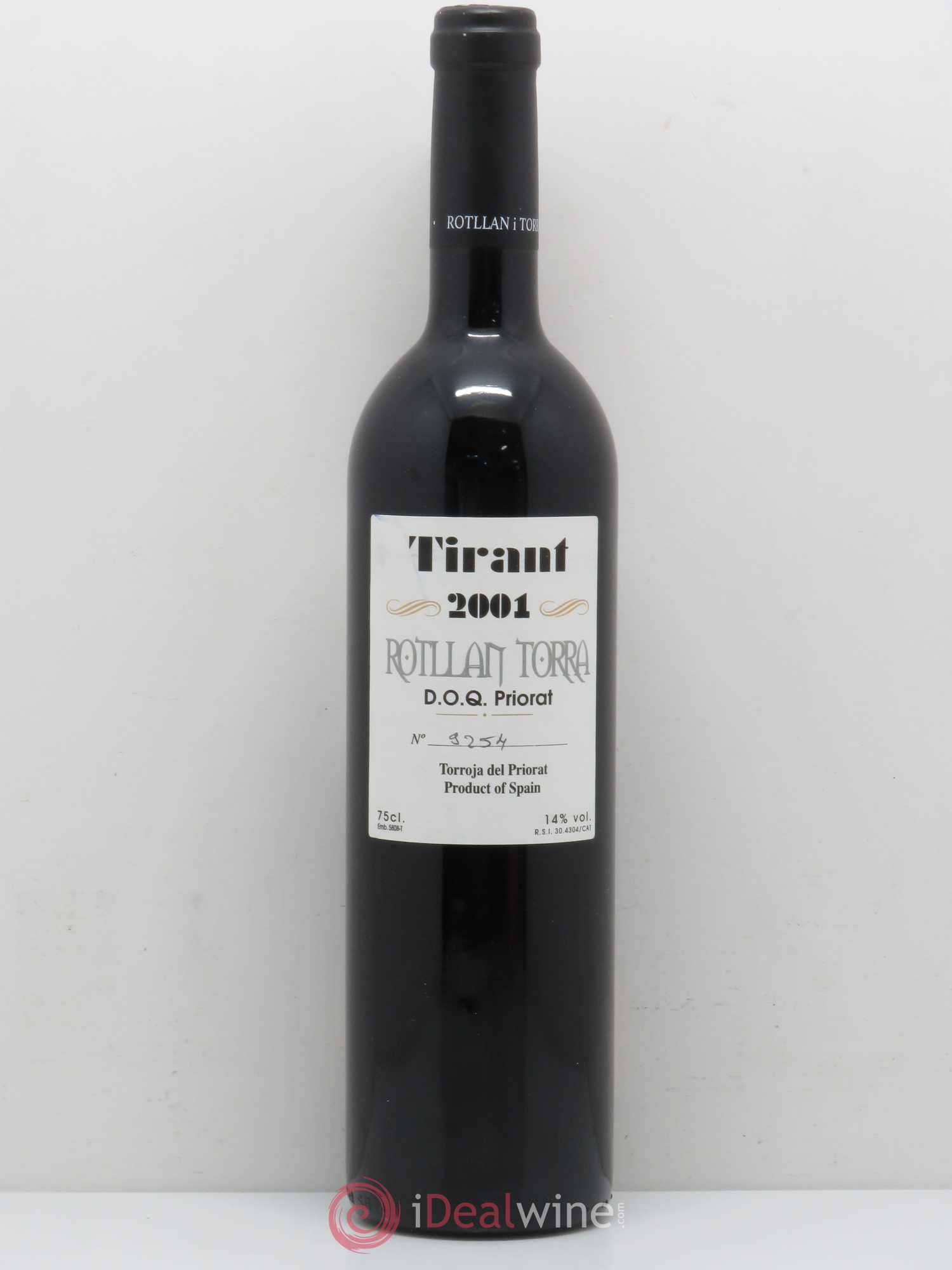 Priorat Rotllan Torra DOCA Tirant 2001 - Lot de 1 bouteille - 0